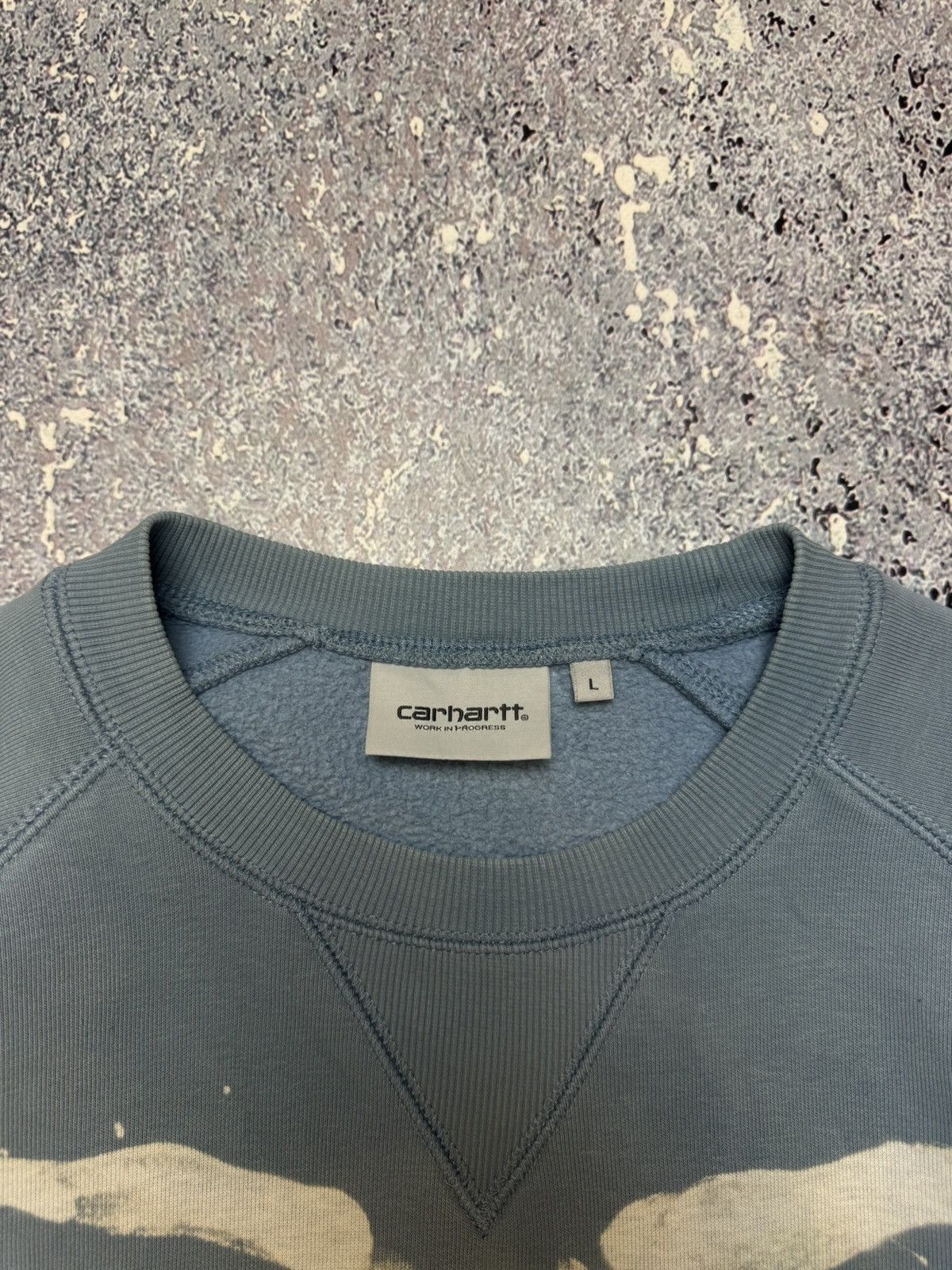 Carhartt CRAZY CUSTOM SKELETON CARHARTT CHASE SWEAT SWEATSHIRT Size US L / EU 52-54 / 3 - 7 Thumbnail