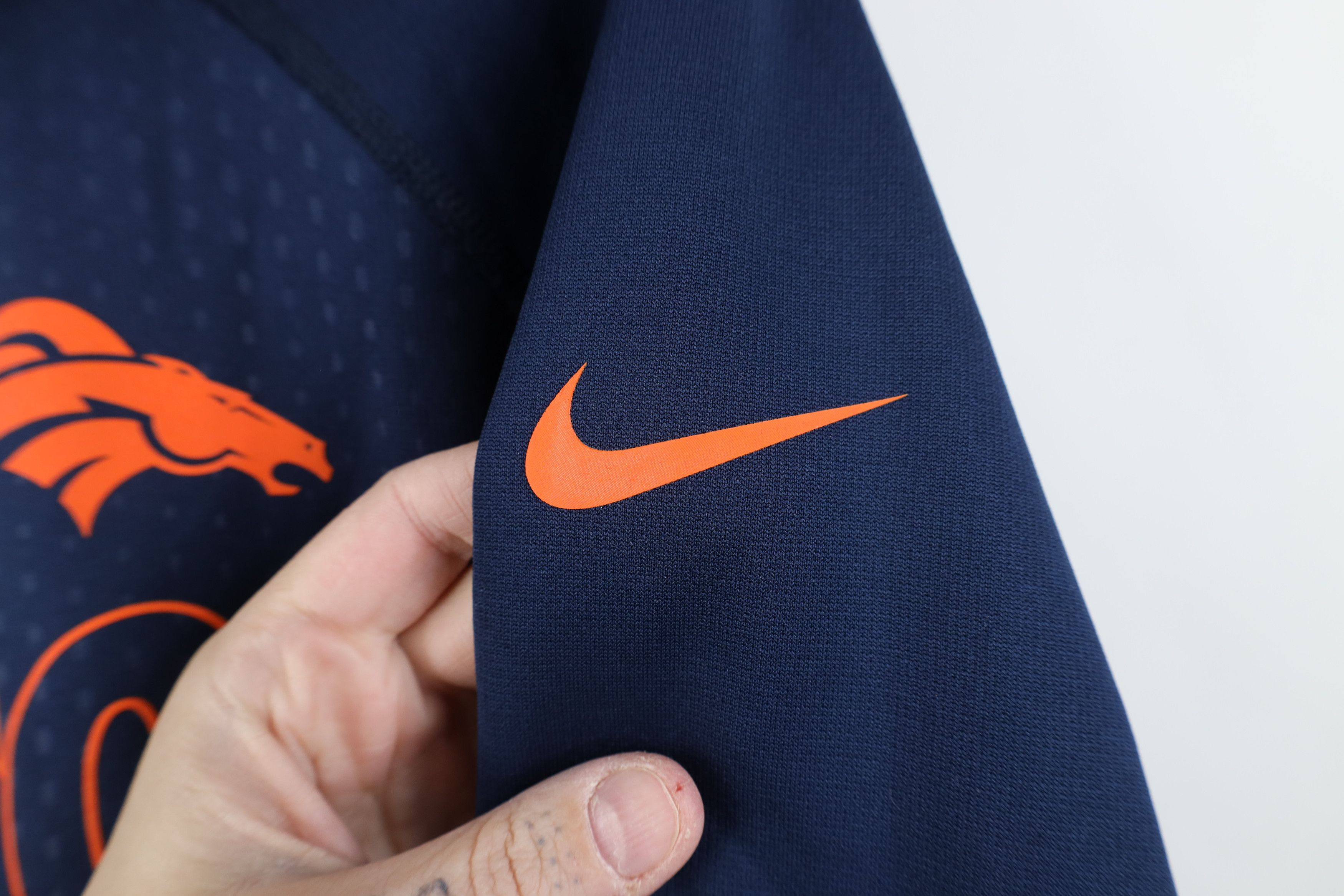 Nike Nike NFL Denver Broncos Football Full Zip Hoodie Sweatshirt Size US L / EU 52-54 / 3 - 4 Thumbnail