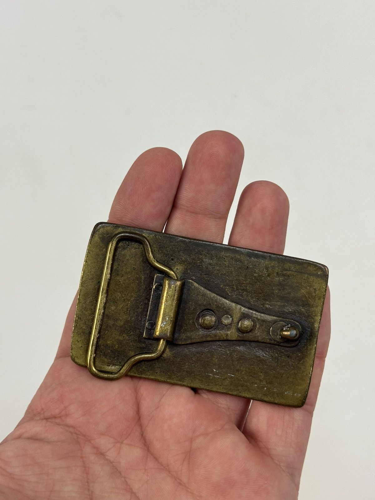 Designer × Dolce & Gabbana × Vintage DOLCE GABBANA Vintage Belt Buckle Big Logo Gold Metal Size ONE SIZE - 8 Thumbnail