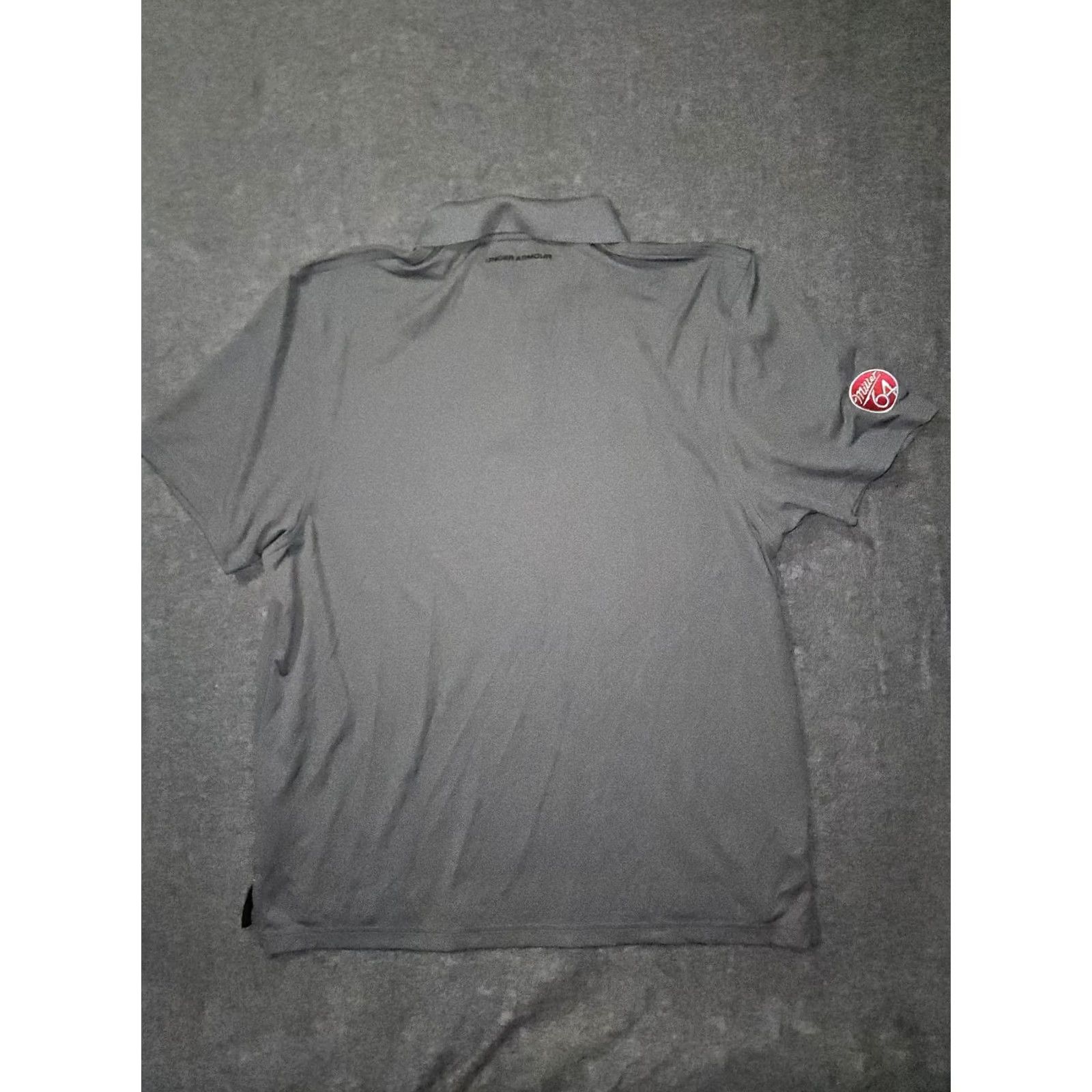 Under Armour Under Armour Polo Shirt Men XXL Gray HeatGear Embroidered Logo Golf Casual Short Sleeve Collared Tee Style MENS Size US XXL / EU 58 / 5 - 7 Thumbnail