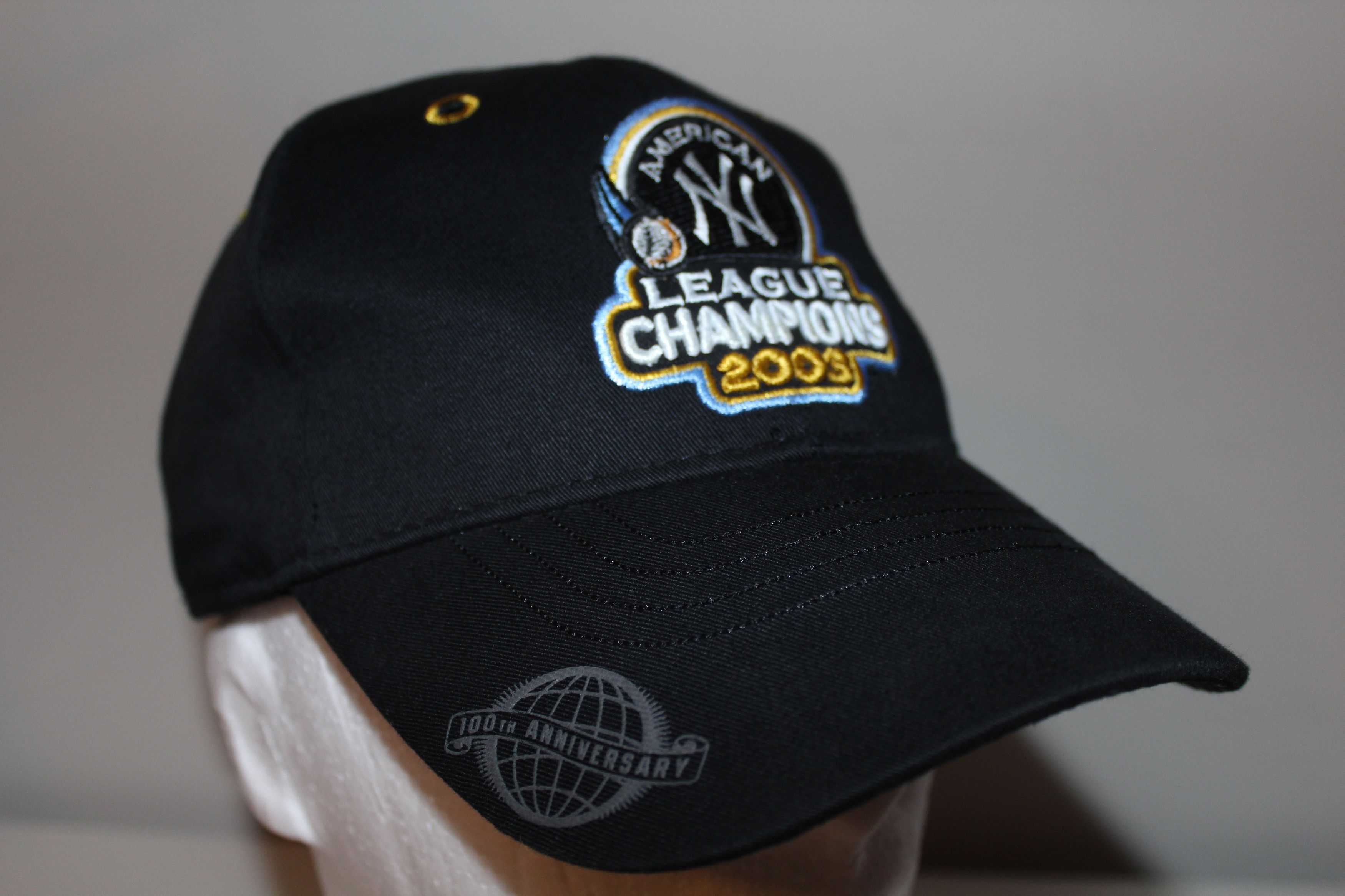 New York Yankees New York Yankees 2003 American League Champions Baseball Cap Size ONE SIZE - 1 Thumbnail
