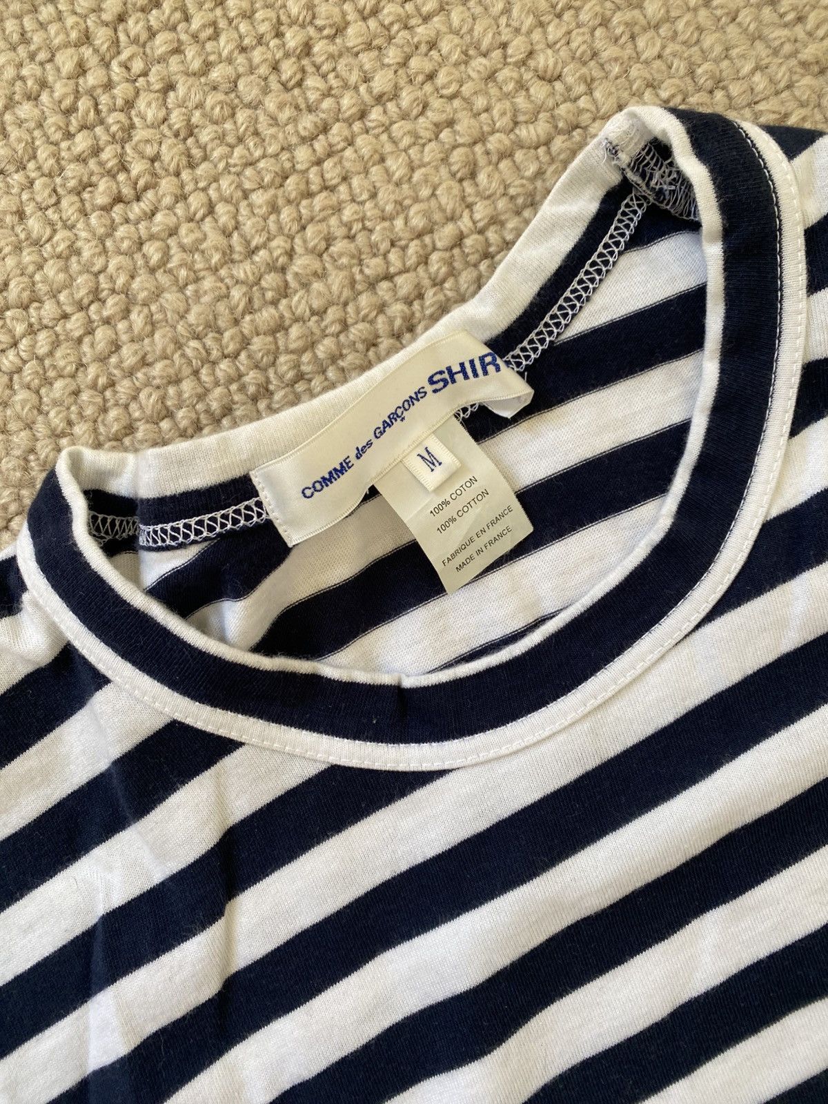 Comme des Garcons SHIRT Comme Des Garçons SHIRT Striped Top Size US M / EU 48-50 / 2 - 3 Thumbnail