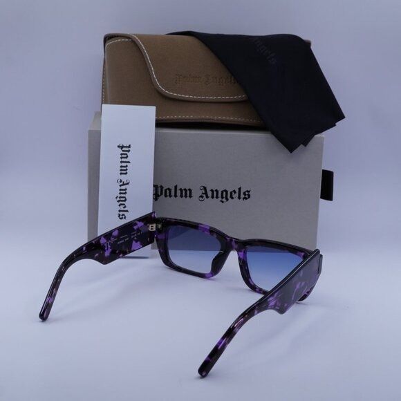 Palm Angels Palm Angels PERI002 PALM 3449 Sunglasses Purple Rectangle Size ONE SIZE - 10 Thumbnail