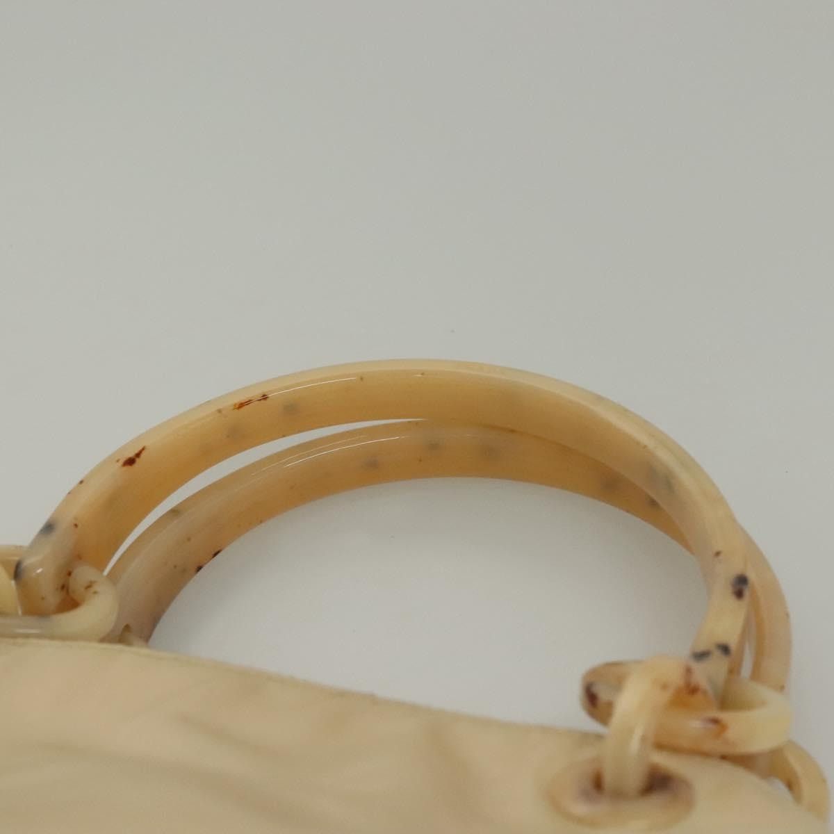 Prada PRADA Hand Bag Nylon Beige Silver Size ONE SIZE - 9 Thumbnail