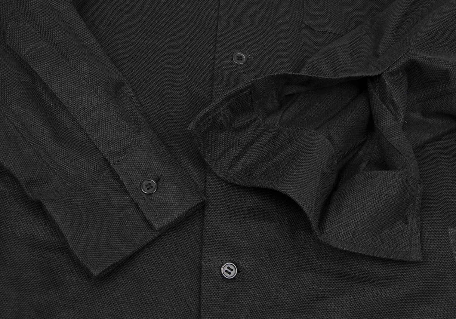 Yohji Yamamoto Yohji Yamamoto Costume D'Homme Linen Long Sleeve Shirt Size US L / EU 52-54 / 3 - 9 Thumbnail