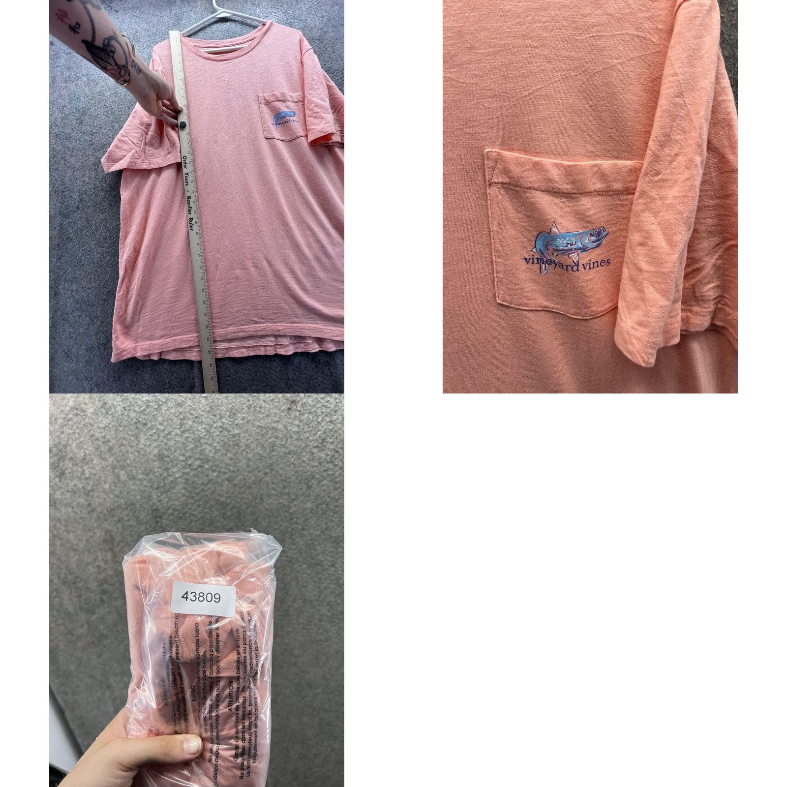 Vineyard Vines Vineyard Vines Shirt Mens XL Pink Pocket Tee Nautical Fishing Boat Graphic Size US XL / EU 56 / 4 - 9 Thumbnail