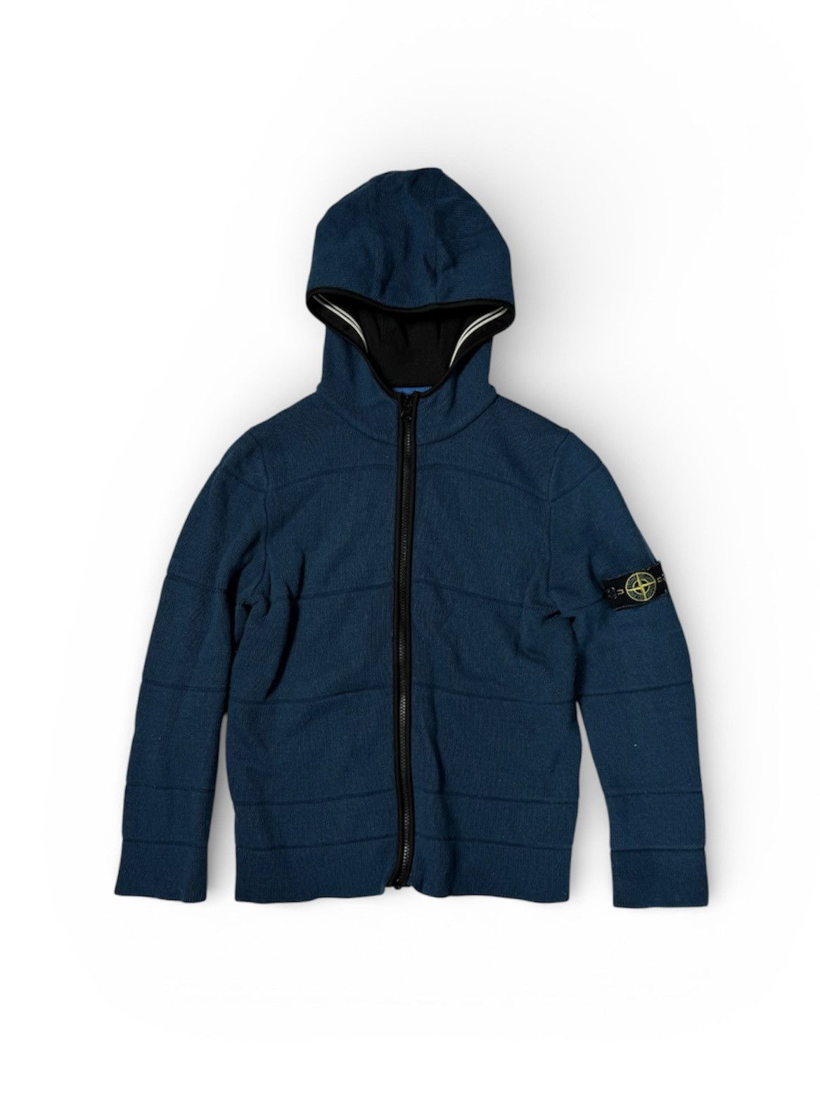 Stone Island Stone Island Junior Wool Zip Hoodie Size US XXS / EU 40 - 1 Thumbnail