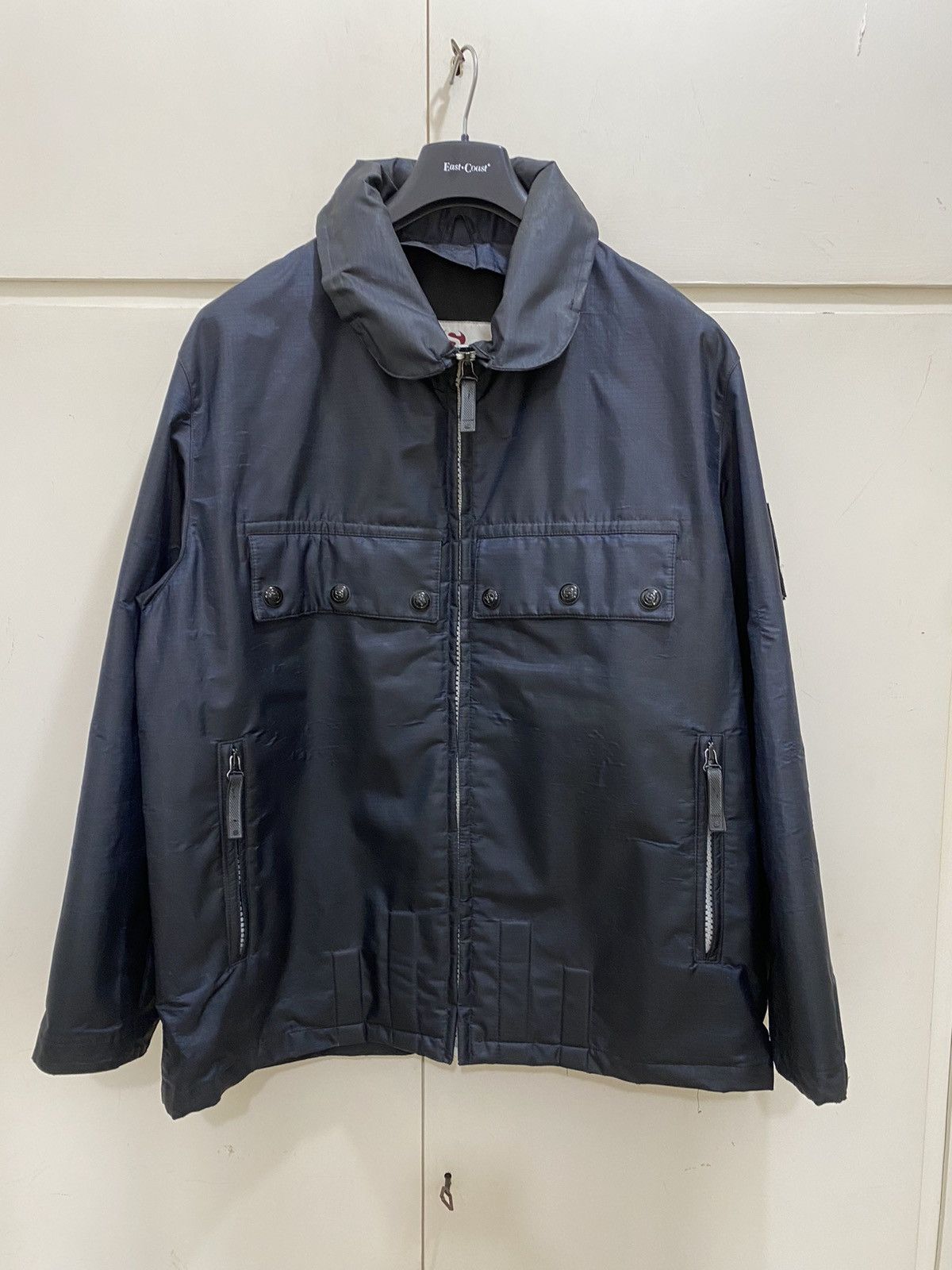 Massimo Osti Superga X Massimo Osti jacket, size XL, blue, used, Size US XL / EU 56 / 4 - 1 Thumbnail