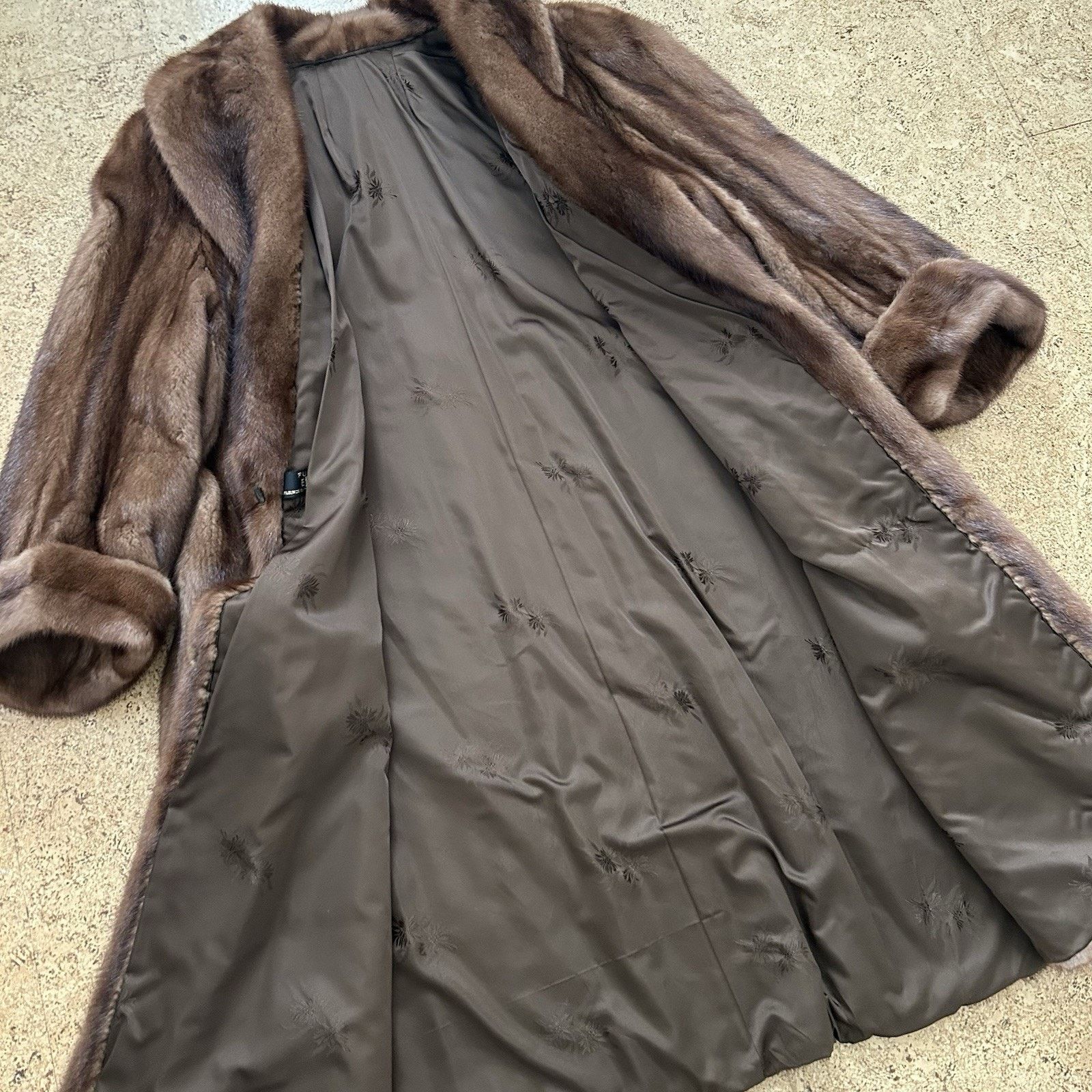 Vintage 70s Mink Fur Full Long Greek Made Trench Coat Jacket M-L Size M / US 6-8 / IT 42-44 - 5 Thumbnail