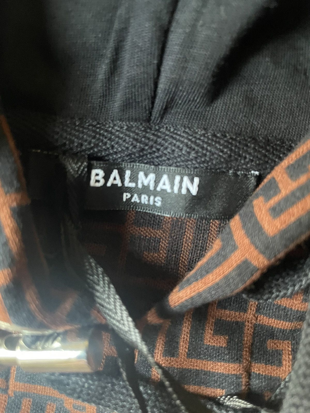 Balmain BALMAIN Brown Monogram Hoodie Size US M / EU 48-50 / 2 - 3 Thumbnail