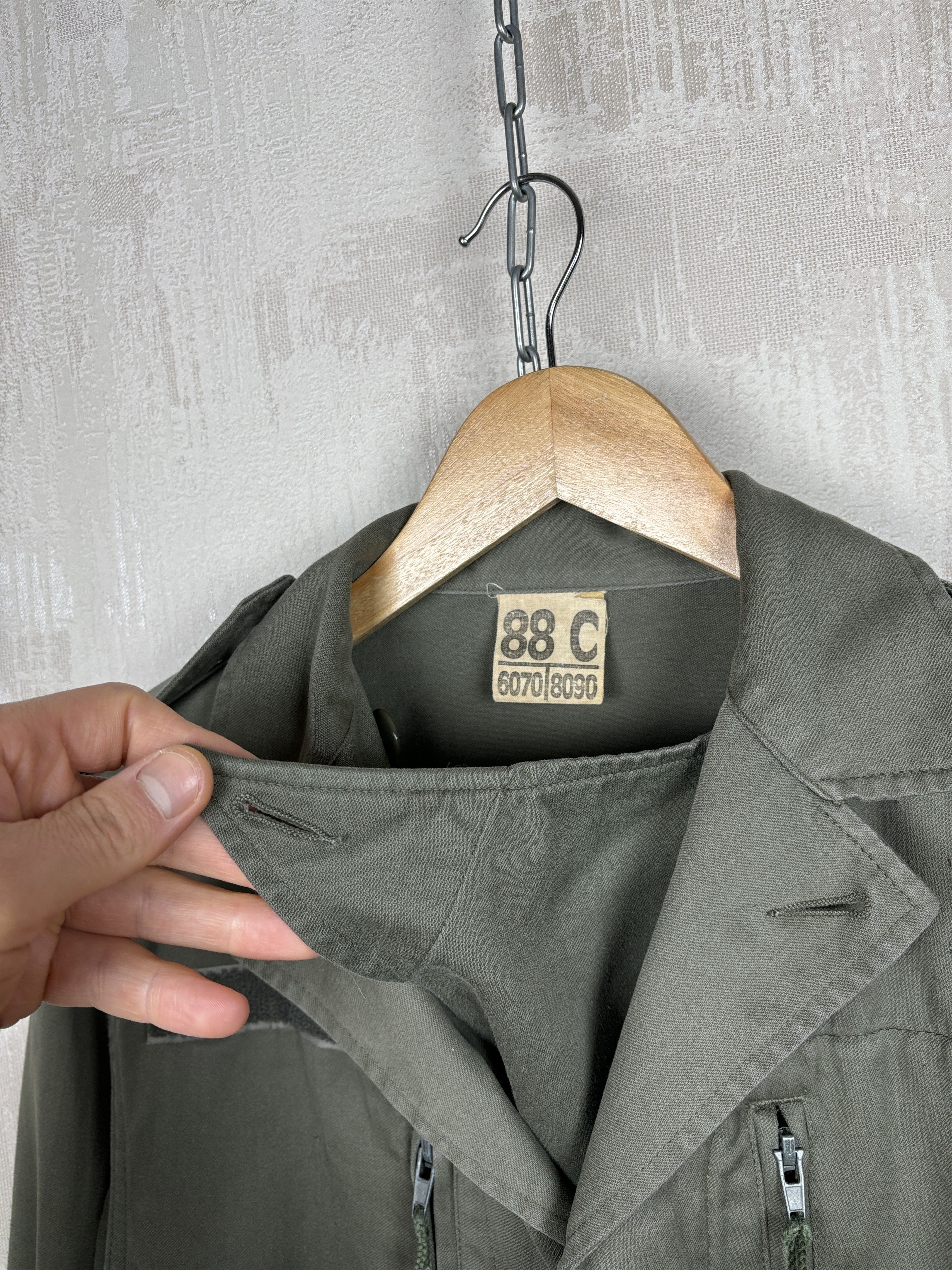 Vintage Socovet Bais 1987 Vintage 80's French Military Army Jacket Size US S / EU 44-46 / 1 - 8 Thumbnail