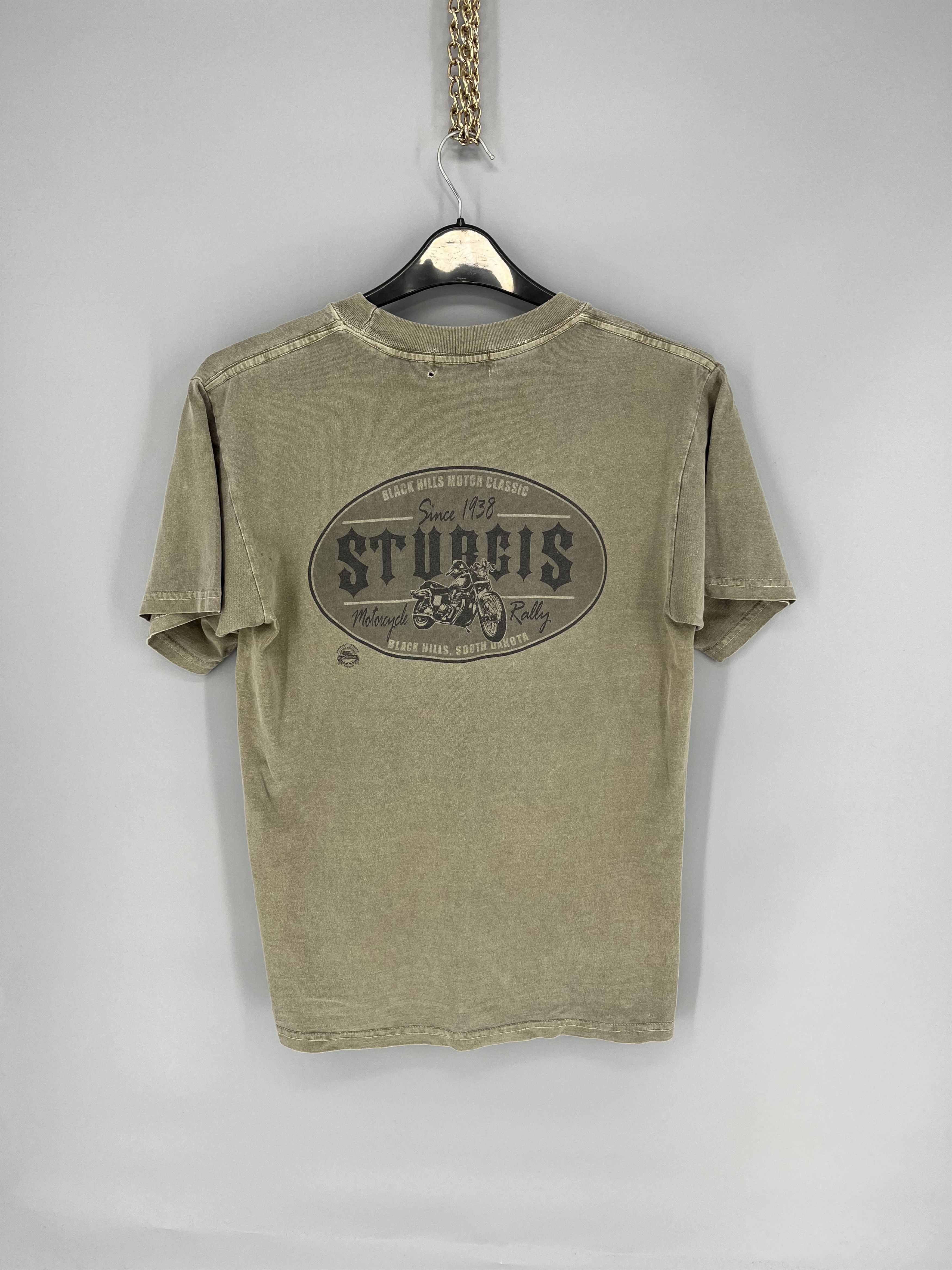 Indian Motorcycle Vintage Distressed Sturgis Bike Week South Dakota 2000 Tee Size US S / EU 44-46 / 1 - 1 Thumbnail