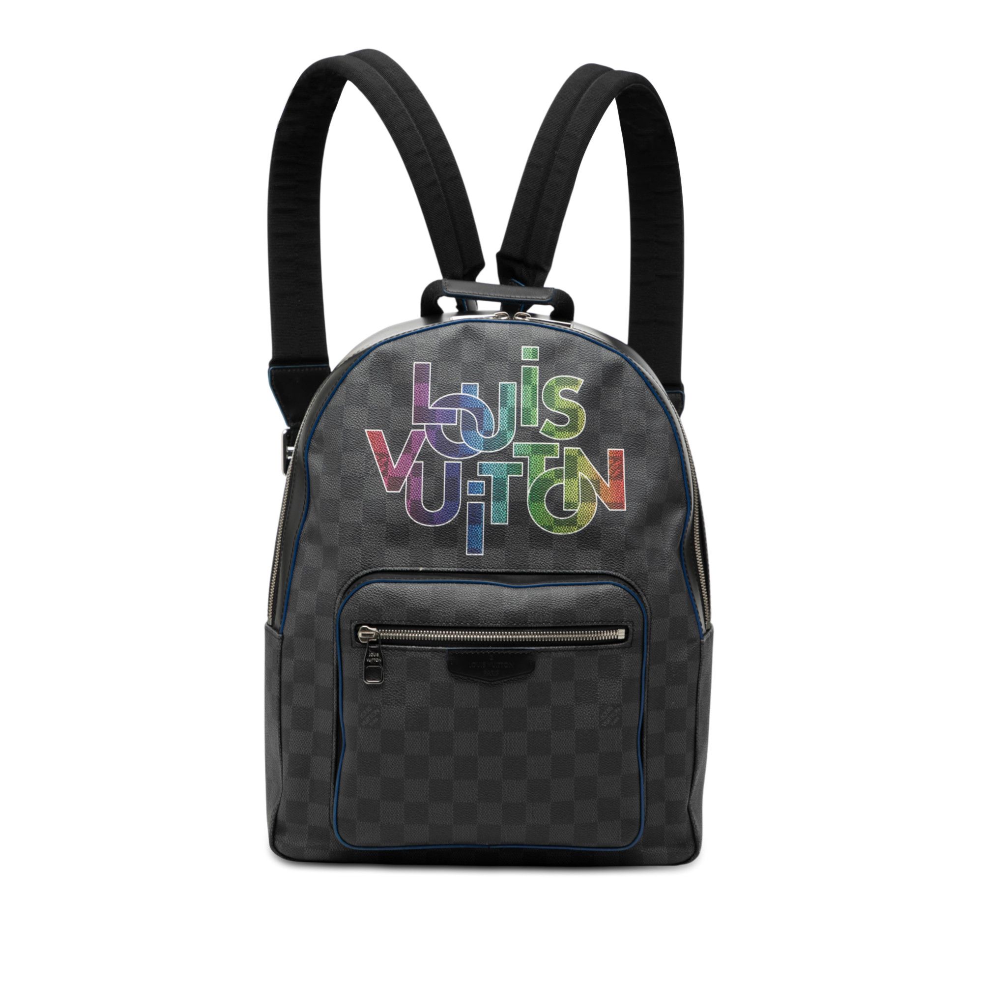 Louis Vuitton Louis Vuitton Limited Edition Damier Graphite Logo Rainbow Josh Backpack Size ONE SIZE - 1 Thumbnail