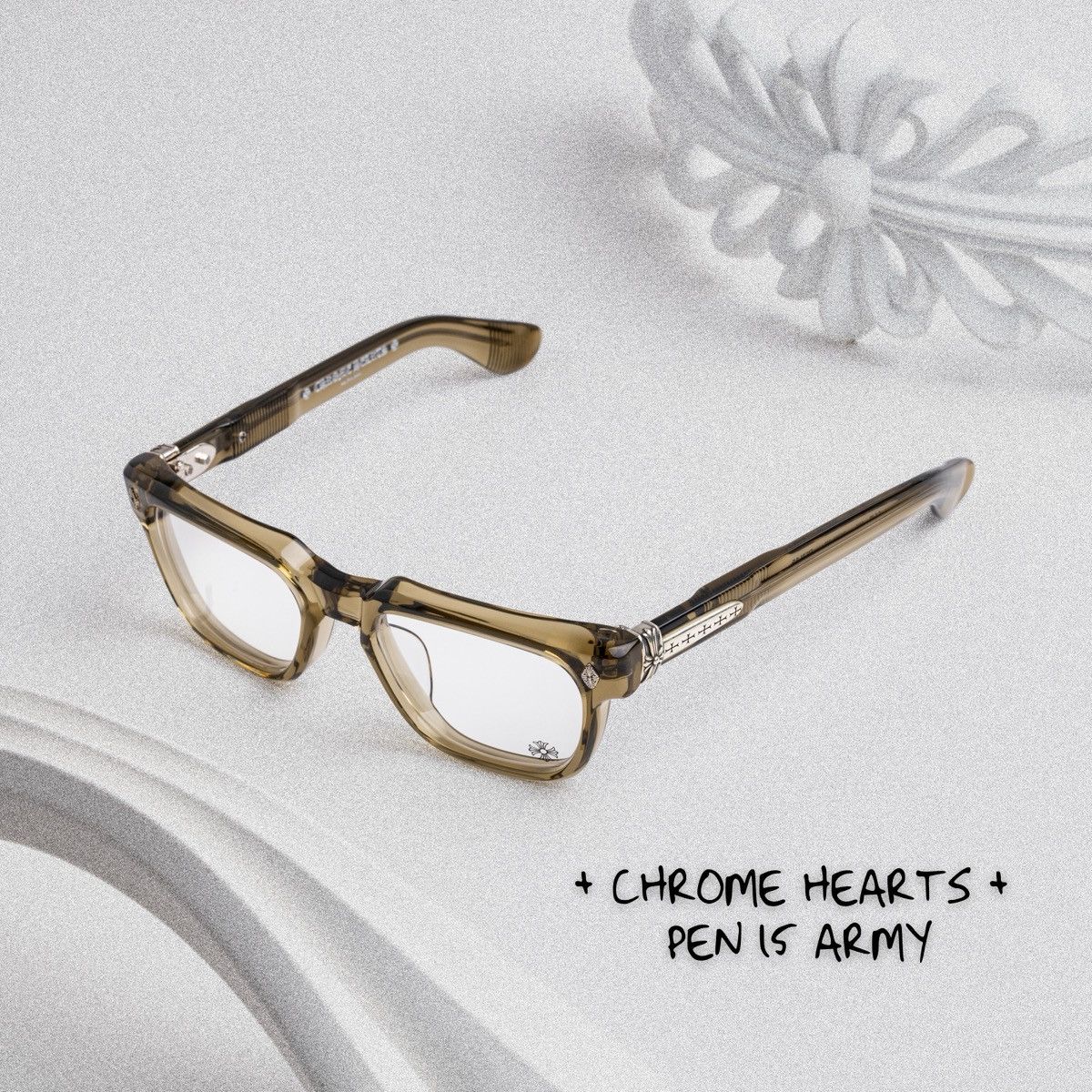 Chrome Hearts CHROME HEARTS PEN 15 ARMY GLASSES Size ONE SIZE - 1 Thumbnail