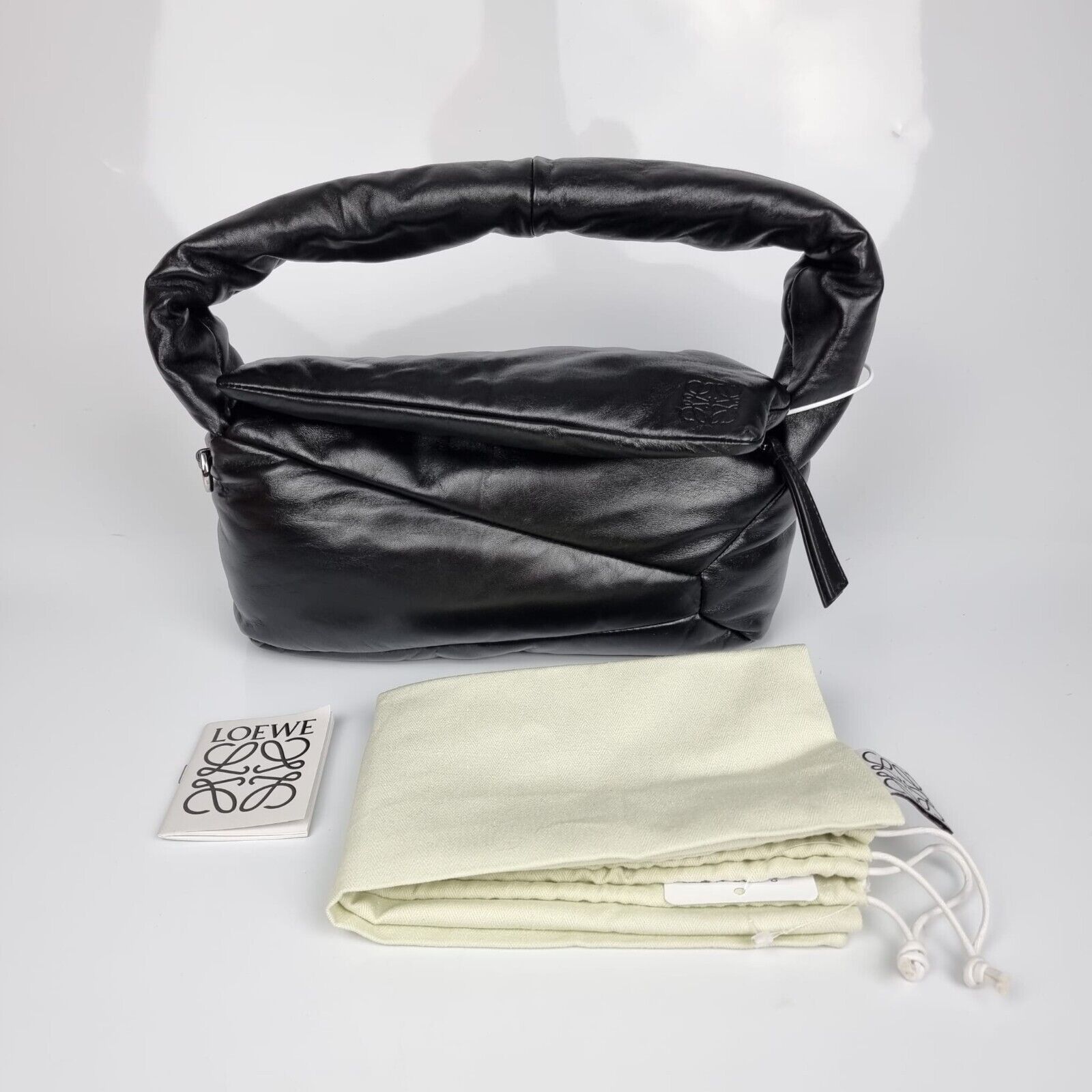 Loewe Loewe Puzzle Black Puff Hobo Shoulder Bag New Size ONE SIZE - 12 Thumbnail