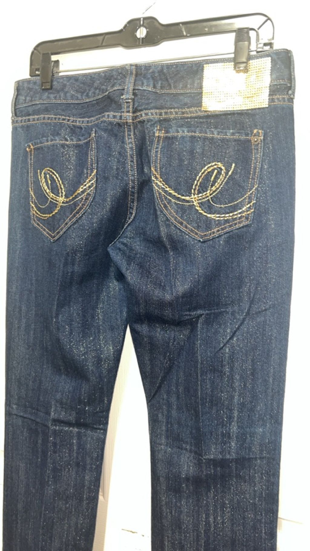 Other Women's X2 Blue Gold Skinny Jeans Size 8 Size 30" / US 8 / IT 44 - 3 Thumbnail