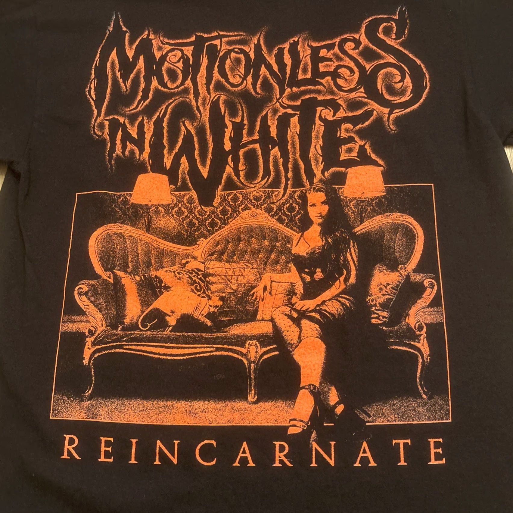 American Apparel Motionless In White Reincarnate Rare Mohegan Sun Halloween Show T Shirt Size M Size US M / EU 48-50 / 2 - 2 Thumbnail
