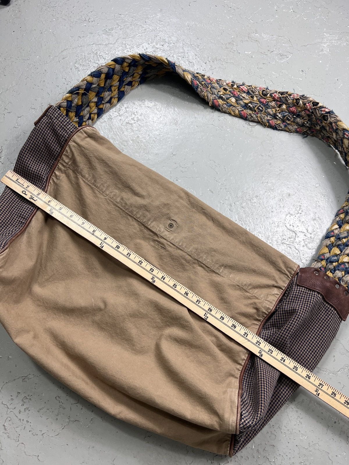 Kapital Vintage 00s Kapital Woven Strap Messenger Bag Size ONE SIZE - 8 Thumbnail