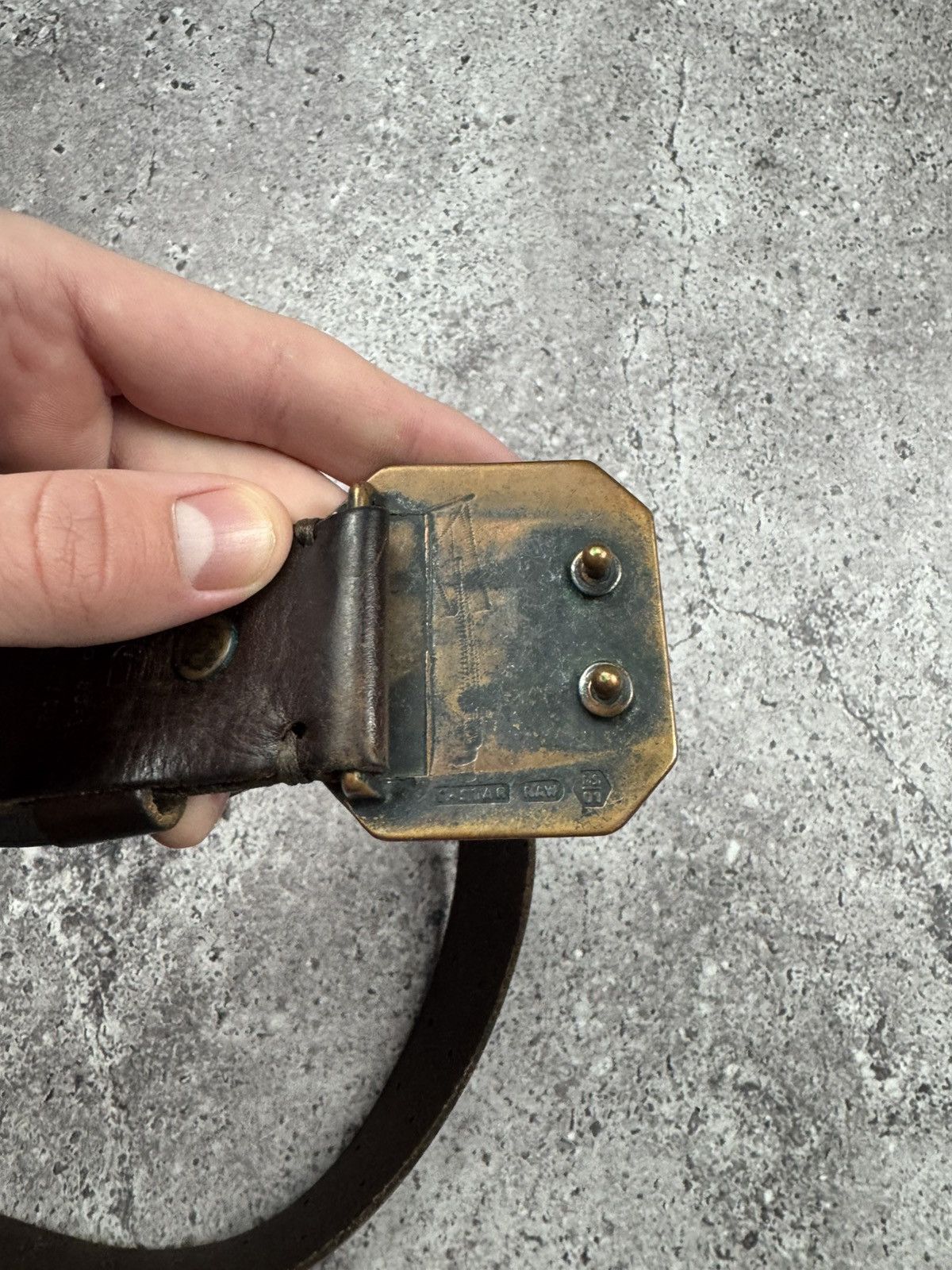 G-Star 00'S NUMBER NINE STYLE G STAR LEATHER RARE Y2K BELT VINTAGE Size ONE SIZE - 7 Thumbnail
