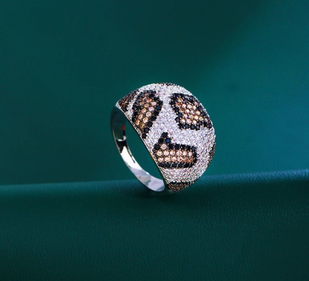 Jewelry Leopard Print Shiny Ring Streetwear OOTD Piece Size ONE SIZE - 5 Thumbnail