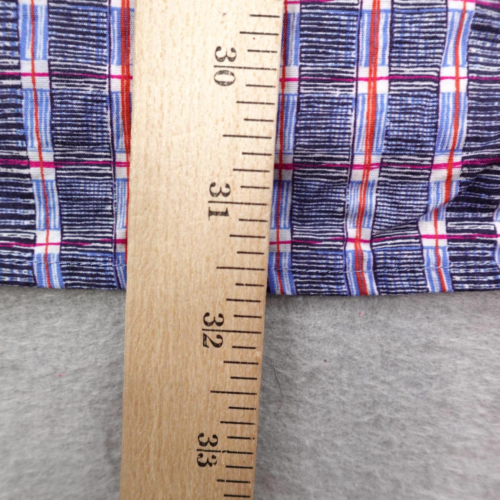 Luchiano Visconti VINTAGE Luchiano Visconti Shirt Men XL Blue Red Plaid Short Sleeve Button-Up Casual Size US XL / EU 56 / 4 - 7 Thumbnail