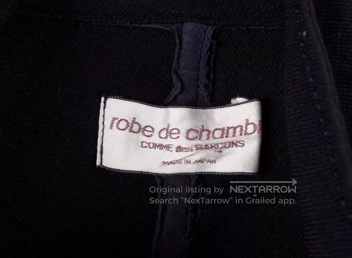 Comme des Garcons Comme des Garçons Black Jacket with Embroidery. Size US S / EU 44-46 / 1 - 5 Thumbnail