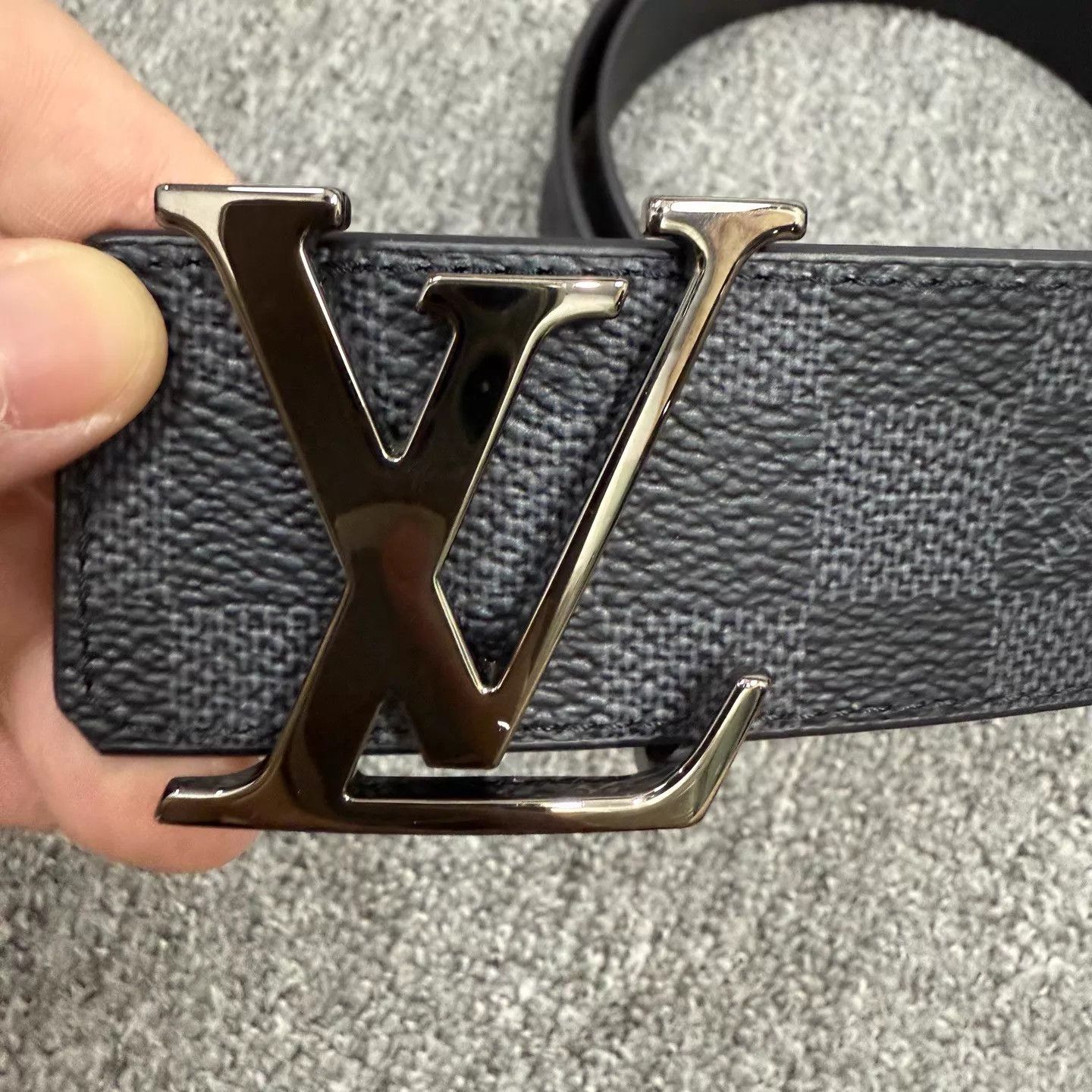 Louis Vuitton LV black monogram belt unused full set 100cm Size ONE SIZE - 3 Thumbnail