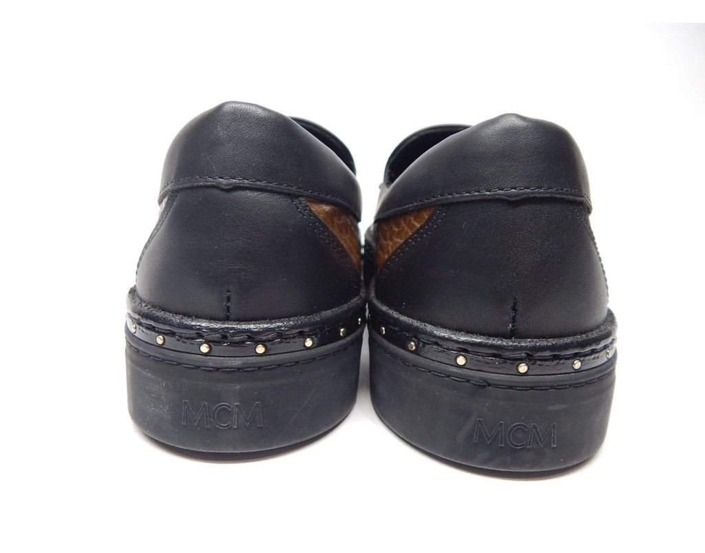 MCM Women's MCM Slip-On Sneakers Size 37 EU Gold and Black Size US 7 / IT 37 - 5 Thumbnail