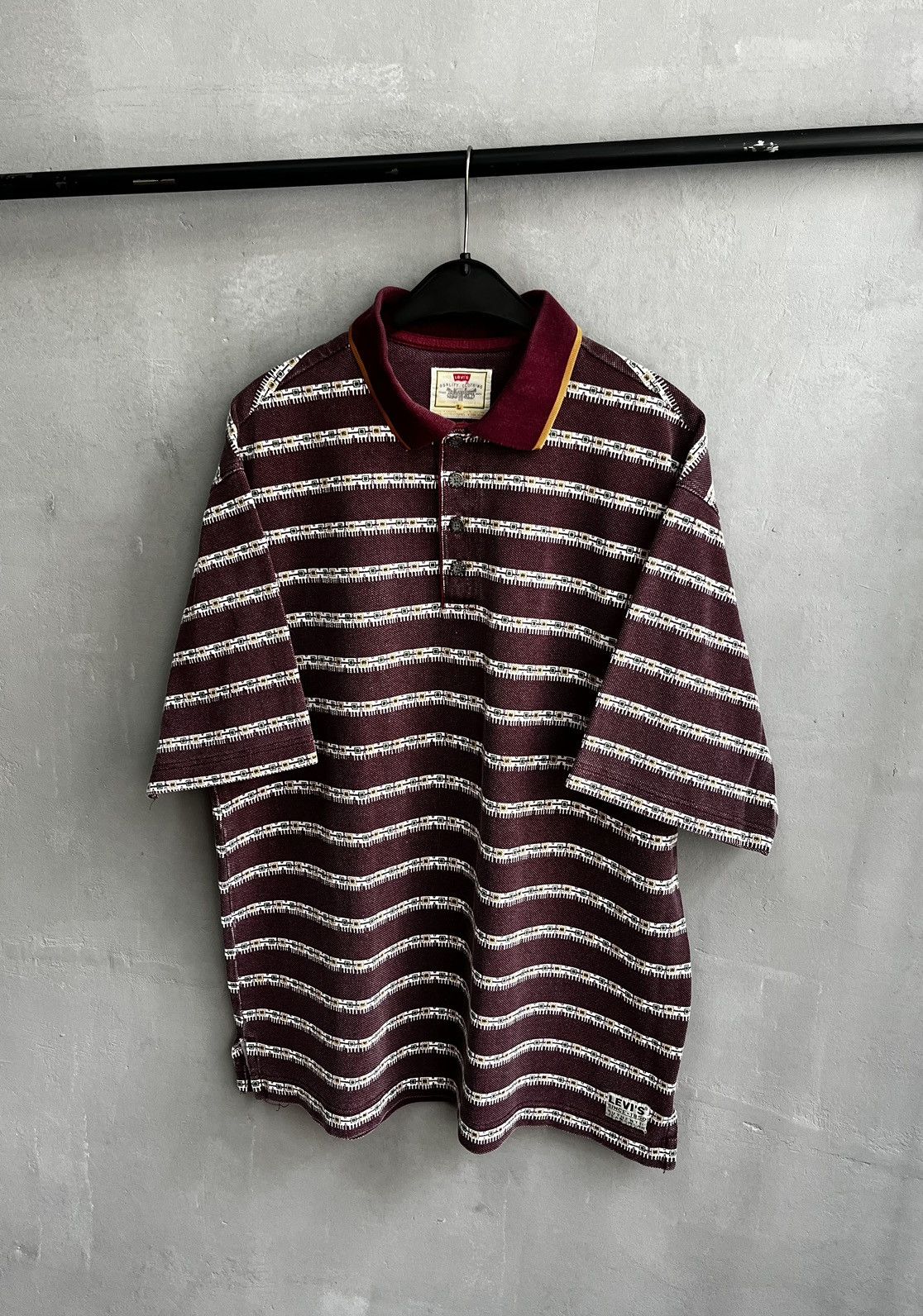 Levi's Levi’s polo shirt vintage 90s Size US L / EU 52-54 / 3 - 1 Thumbnail