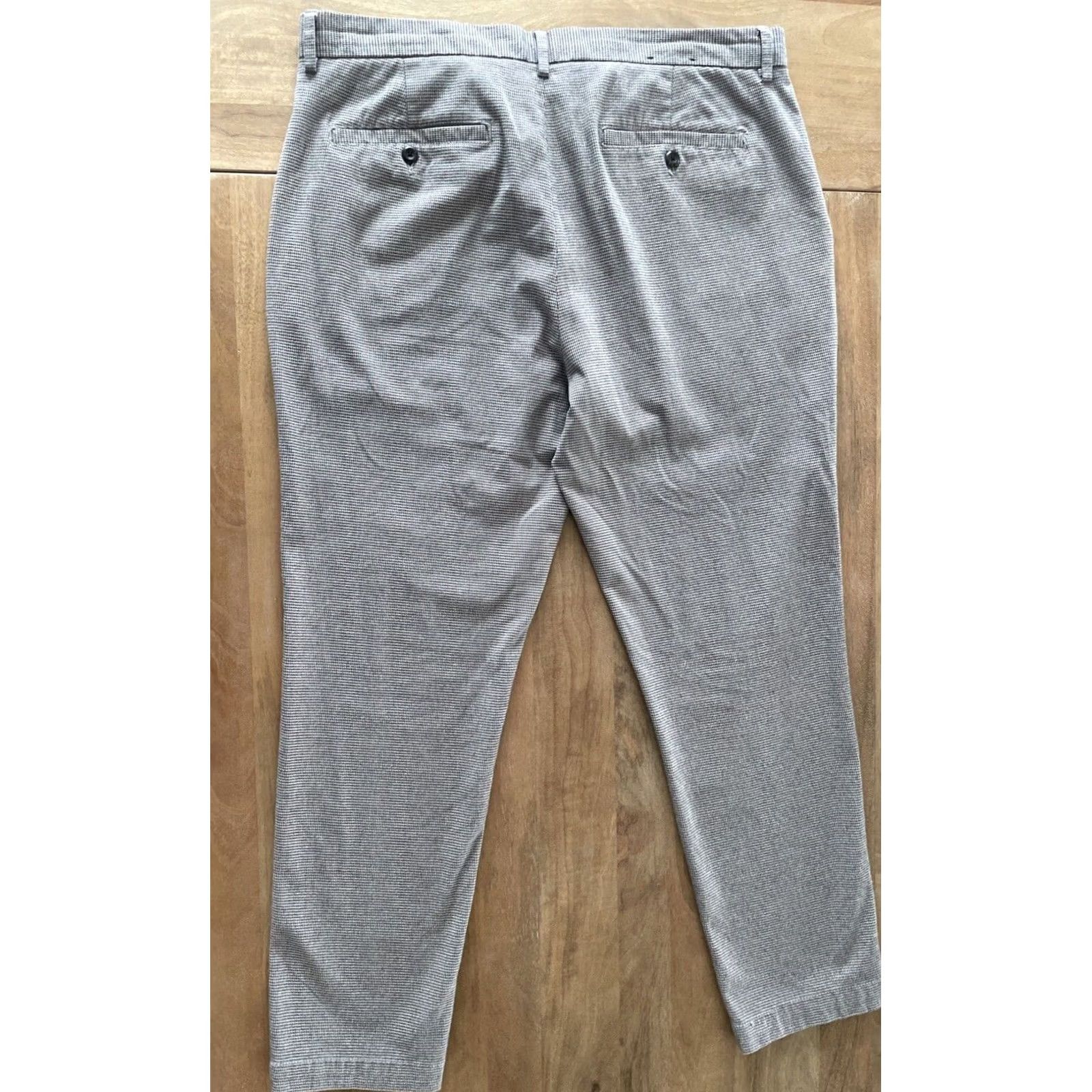 Banana Republic Banana Republic Men Dress Pants Houndstooth Slim Tapered 36x32 Regular Wool Flat Front Front 38x30 Multicolor Town City Office Classic 90s? Size US 36 / EU 52 - 2 Thumbnail
