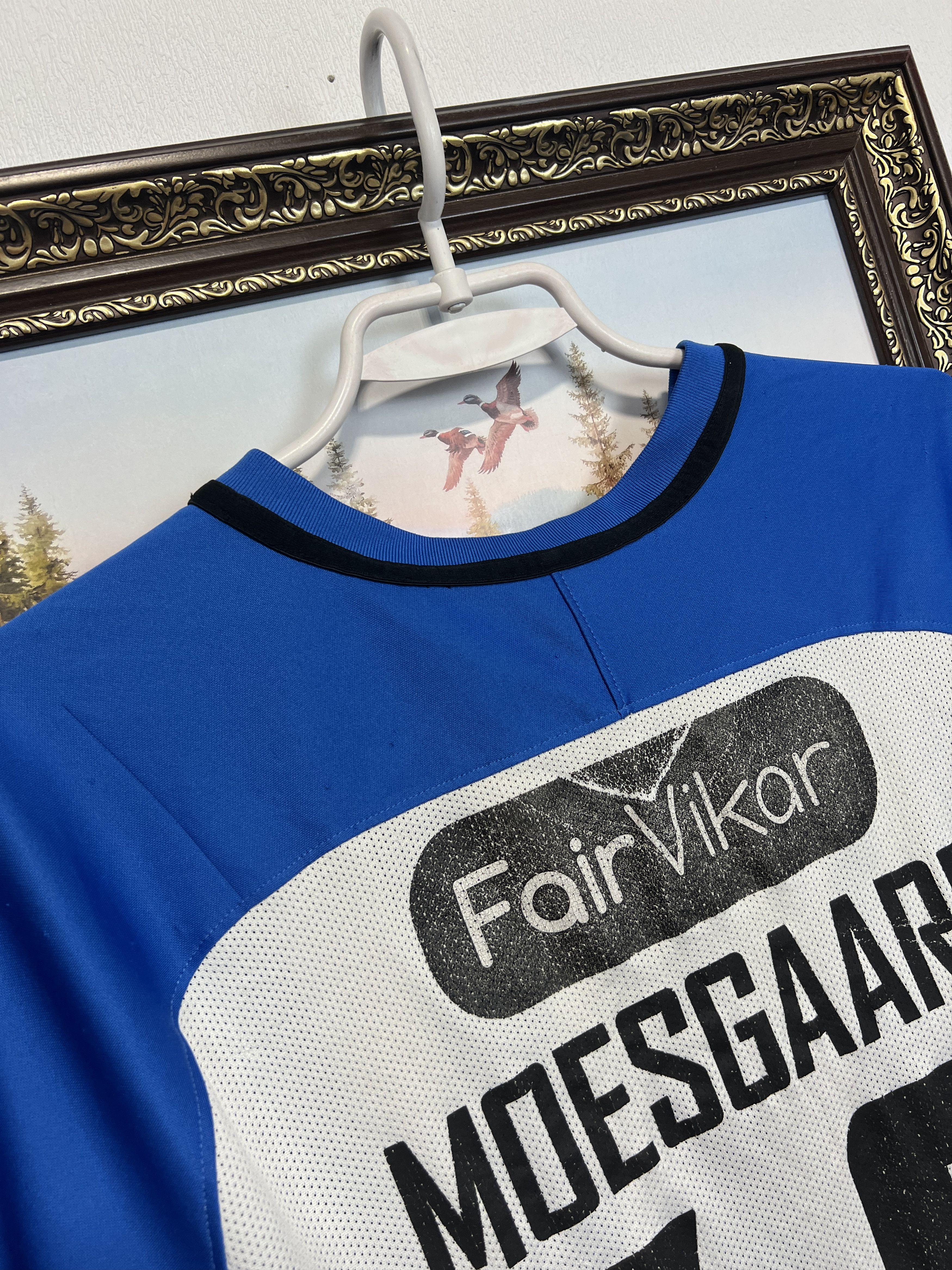 Nike Esbjerg Home football shirt Player Issue Jersey Moesgaard Size US M / EU 48-50 / 2 - 11 Thumbnail