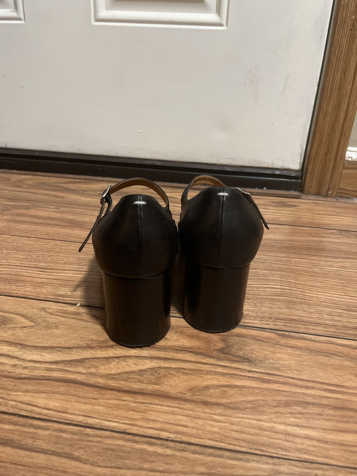 Maison Margiela Black Tabi mary jane heels Size US 10 / IT 40 - 5 Thumbnail
