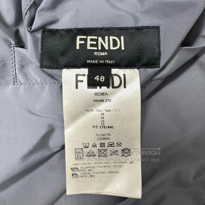 Fendi Fendi Black Men's Zip-up Jacket . Size US M / EU 48-50 / 2 - 7 Thumbnail