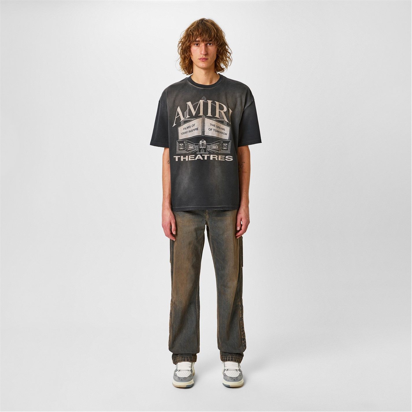 Amiri AMIRI Cotton Theatre Shirt Size US XL / EU 56 / 4 - 5 Thumbnail