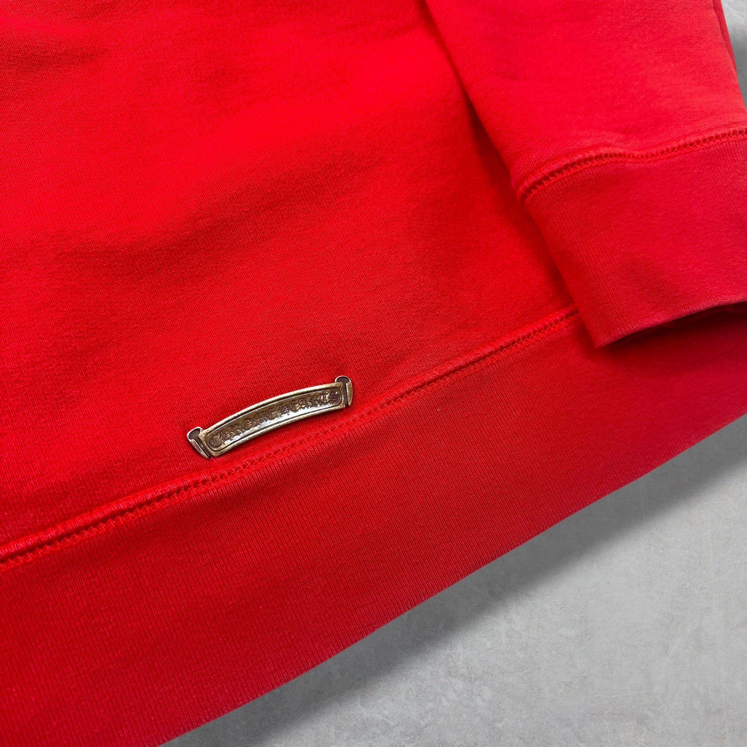Chrome Hearts Chrome Hearts King Taco Triple Cross Red Crewneck M Size US M / EU 48-50 / 2 - 4 Thumbnail