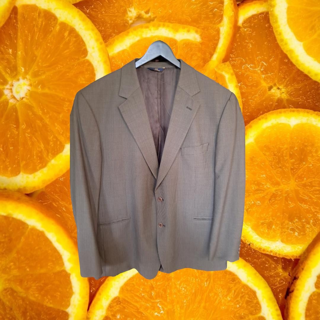 Brooks Brothers Brooks Brothers 2 Button Tan/Brown Plaid Blazer Size 48 LG Size 48R - 1 Thumbnail