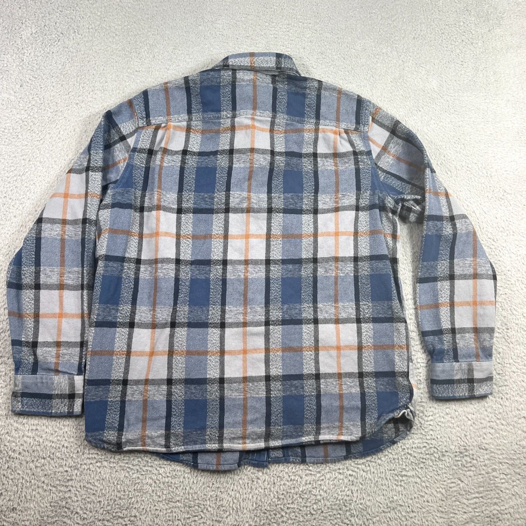 The North Face VINTAGE The North Face Flannel Shirt Mens Large Gray Striped Long Sleeve Casual Outdoor Button-Up Size US L / EU 52-54 / 3 - 7 Thumbnail