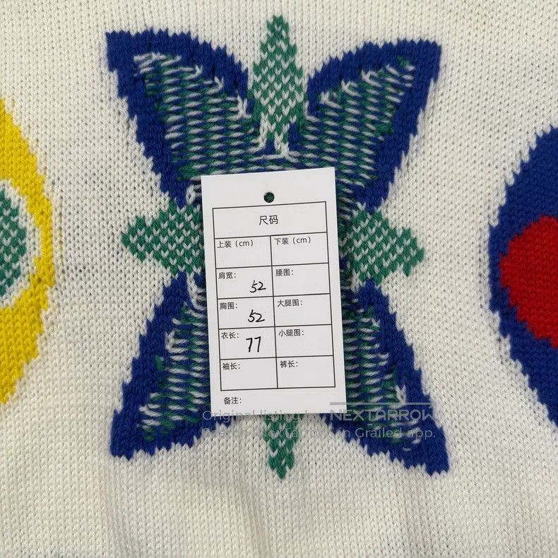 Louis Vuitton Louis Vuitton White three-flower full-print sweater Size US M / EU 48-50 / 2 - 7 Thumbnail