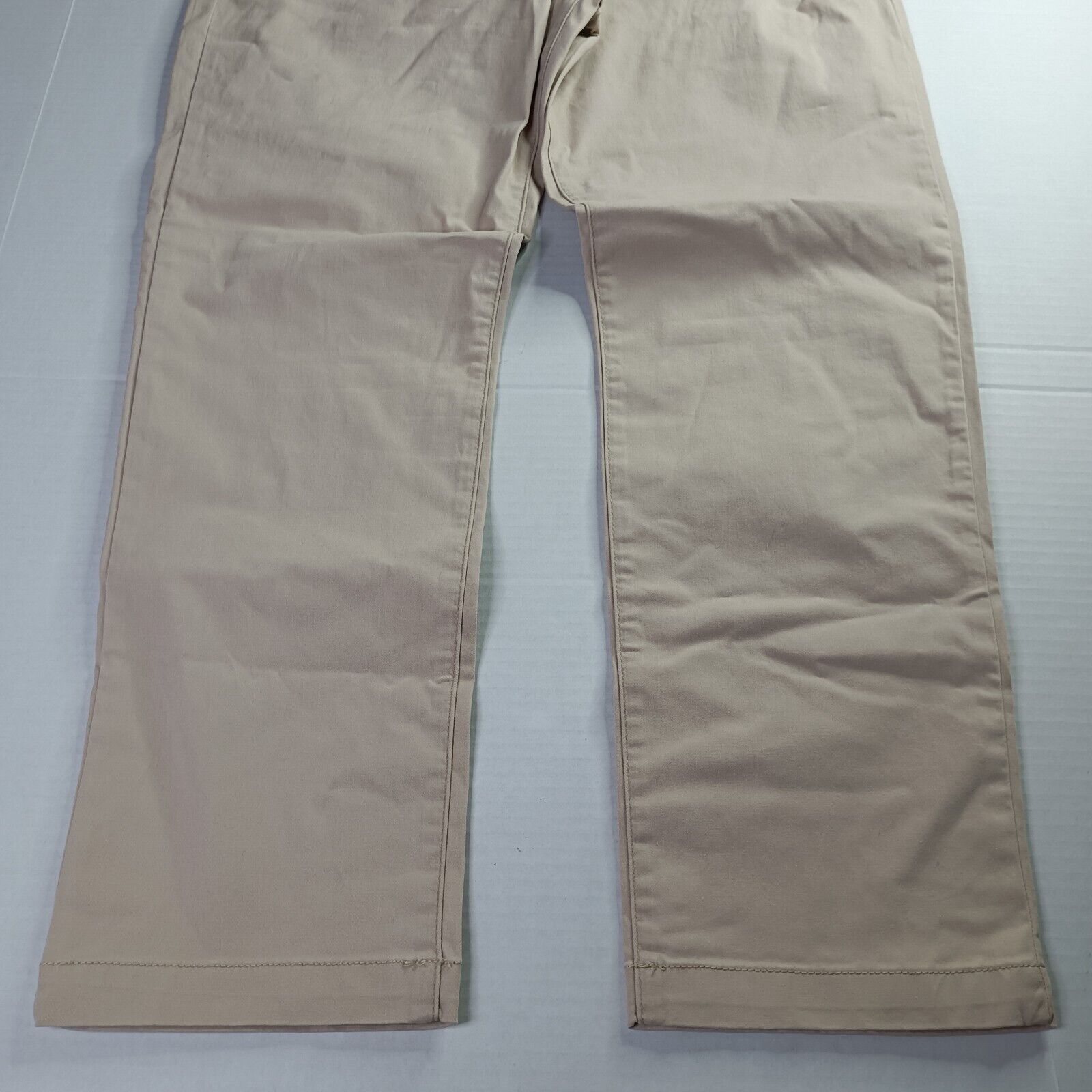 Lee Lee Flat Front Chino Motion Pants Men's 36x30 Beige Slim Fit Size US 36 / EU 52 - 4 Thumbnail