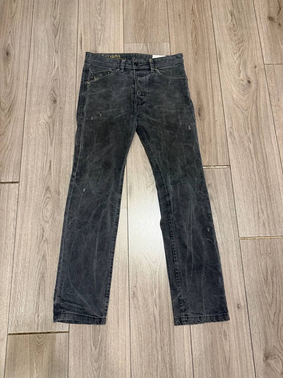 Diesel diesel jeans men darron W29 L32 Gray Regular Tapered Size US 29 - 1 Thumbnail
