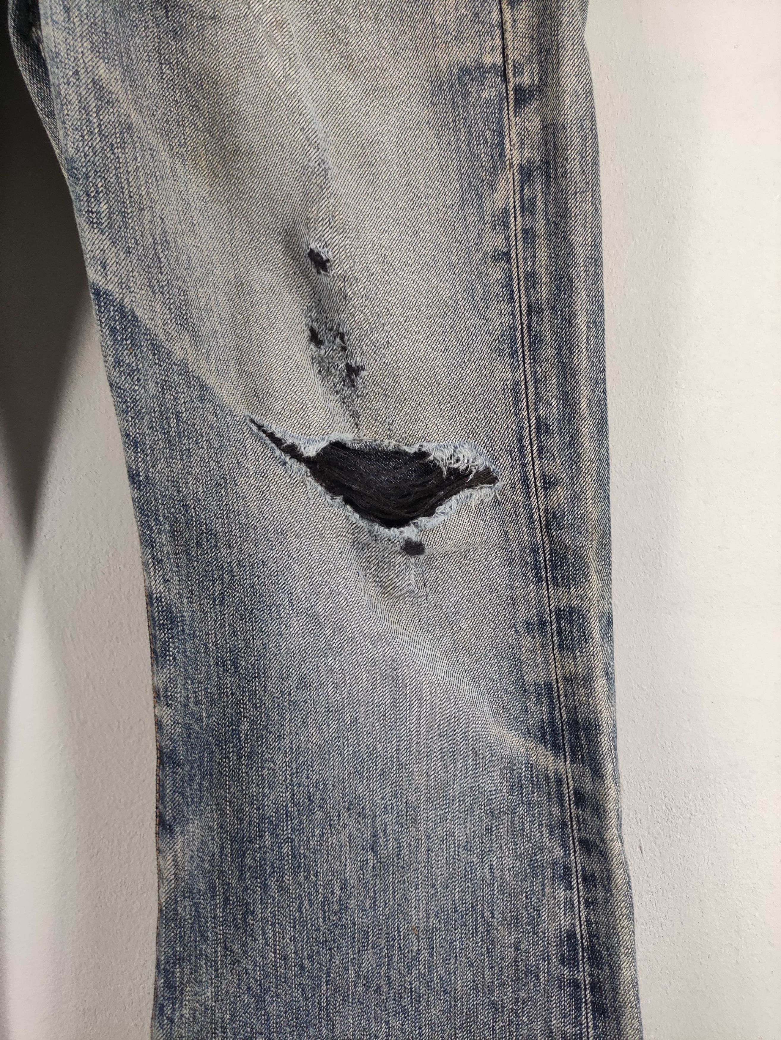 Edwin Vintage Edwin 503 Distressed Denim Jeans Flare Bootcut Size US 32 / EU 48 - 4 Thumbnail