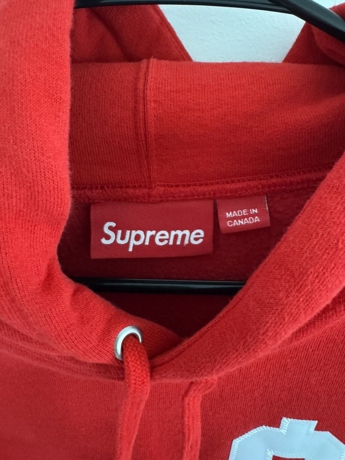 Supreme Preowned Supreme $ Red Hoodie Size US M / EU 48-50 / 2 - 5 Thumbnail