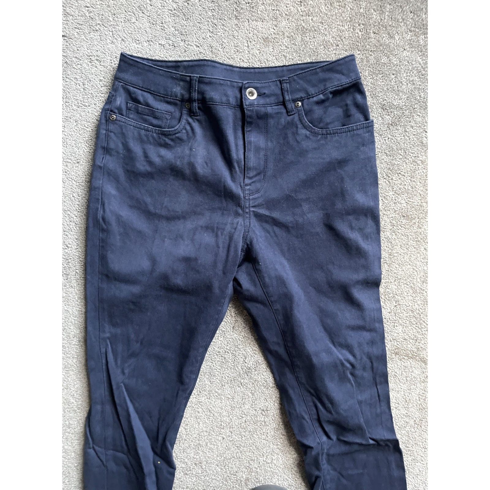 Vintage VINTAGE L.L. Bean Women’s Blue Cotton Twill Jeans Size 8 Regular Classic Fit 5-Pocket Summer Vacation Size 30" / US 8 / IT 44 - 2 Thumbnail