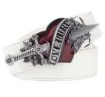 Other Gold Color Buckle White Belt Love Hunter Belt Size ONE SIZE - 3 Thumbnail