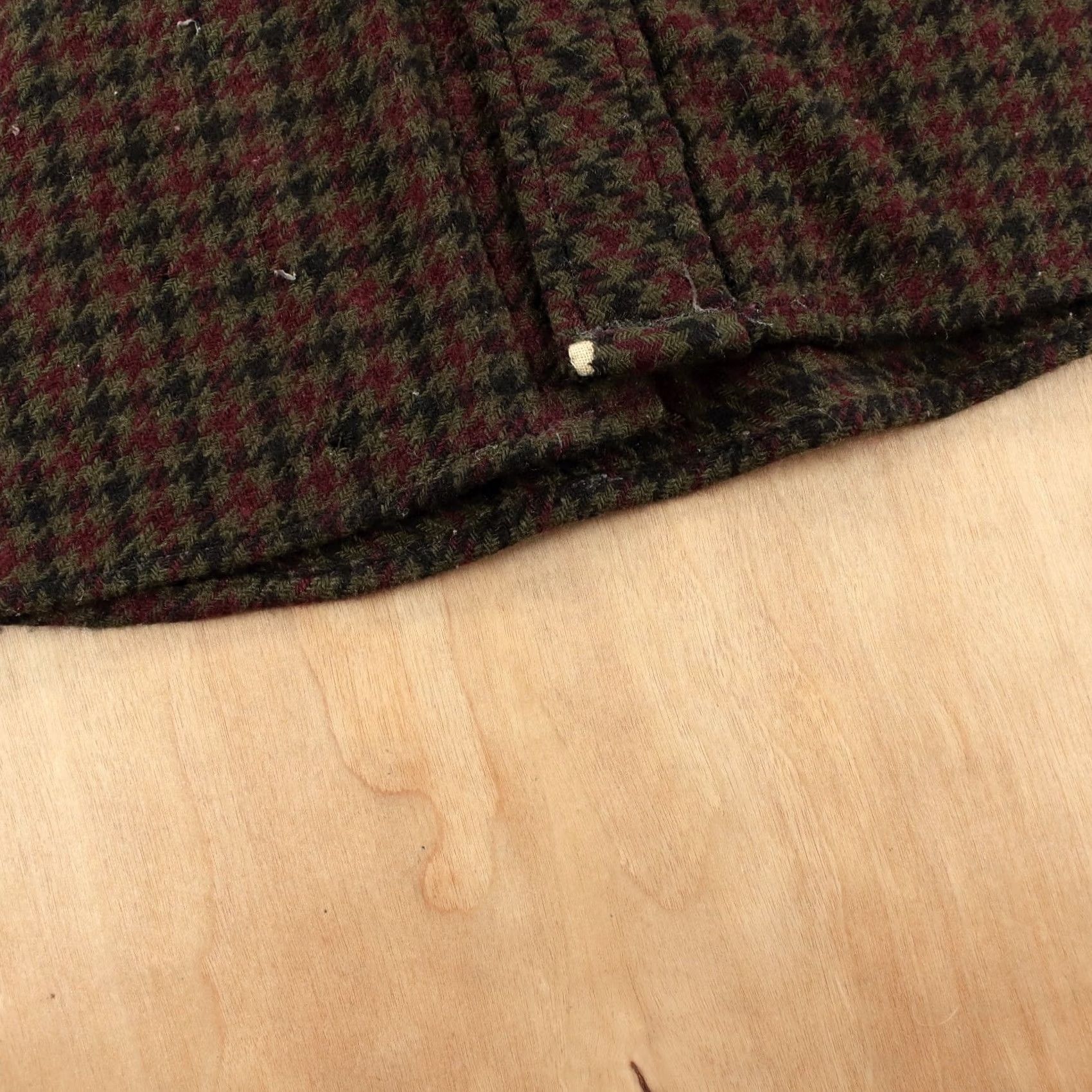 Towncraft VINTAGE PENNEYS TOWNCRAFT Shirt Mens LARGE Wool Flannel Plaid Button-Up 50s 60s Size US L / EU 52-54 / 3 - 5 Thumbnail