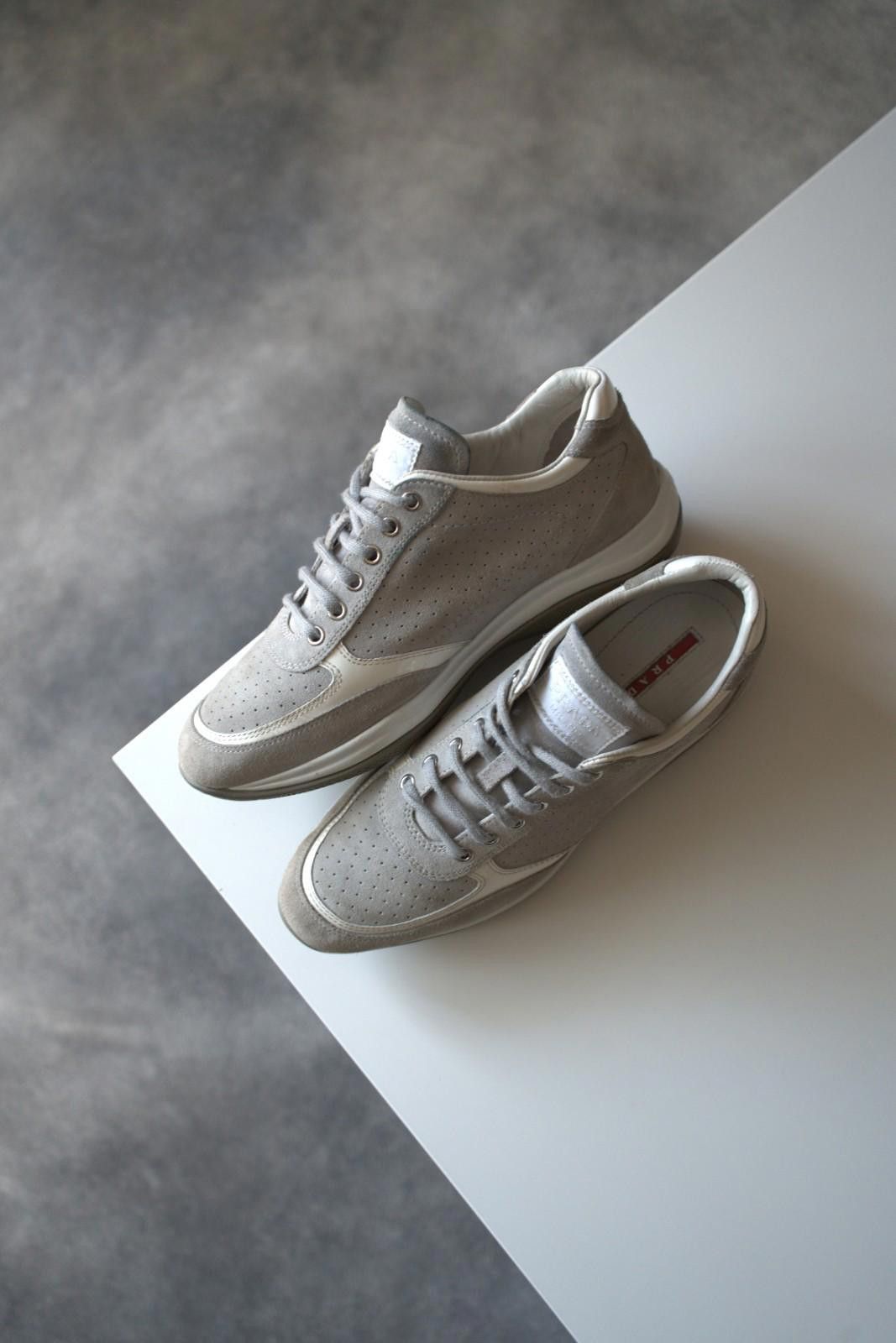 Prada 2005 Prada Suede Low Top Sneakers Women Size 8.5 Size US 8.5 / IT 38.5 - 9 Thumbnail