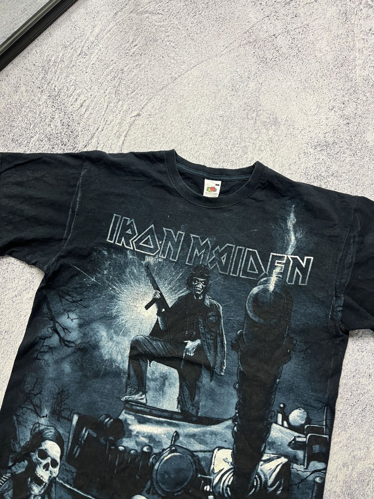 Band Tees Vintage Iron Maiden A Matter Of Life And Death T-Shirt Size US L / EU 52-54 / 3 - 5 Thumbnail
