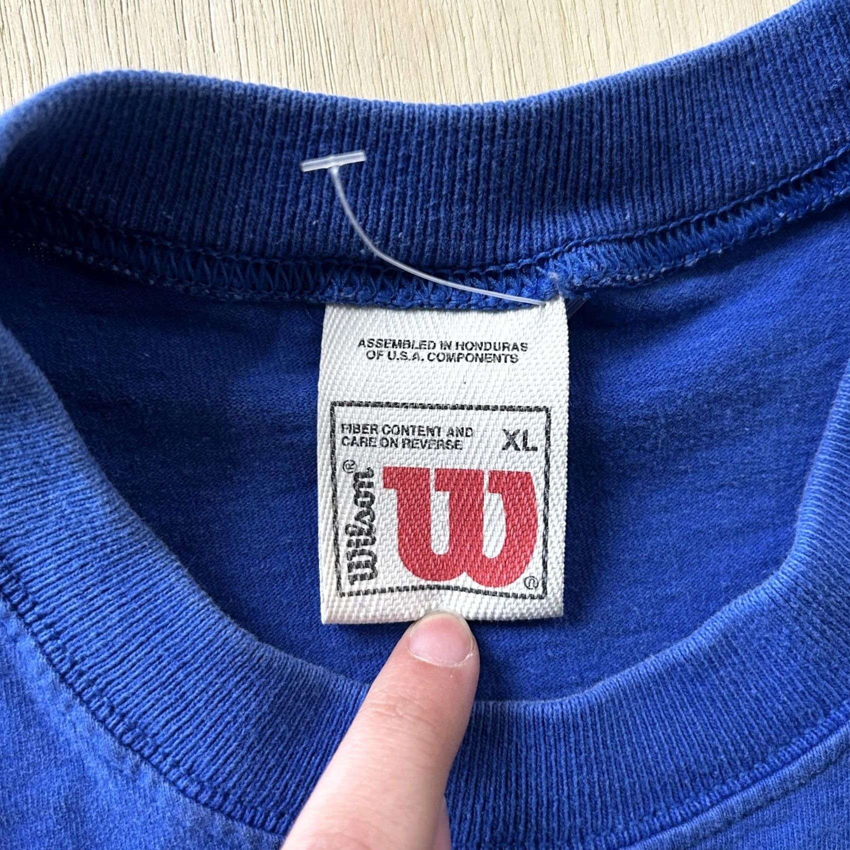 Wilson VINTAGE Wilson Tank Top Shirt Mens XL Blue Athleticwear Sleeveless Gym Training Size US XL / EU 56 / 4 - 2 Thumbnail