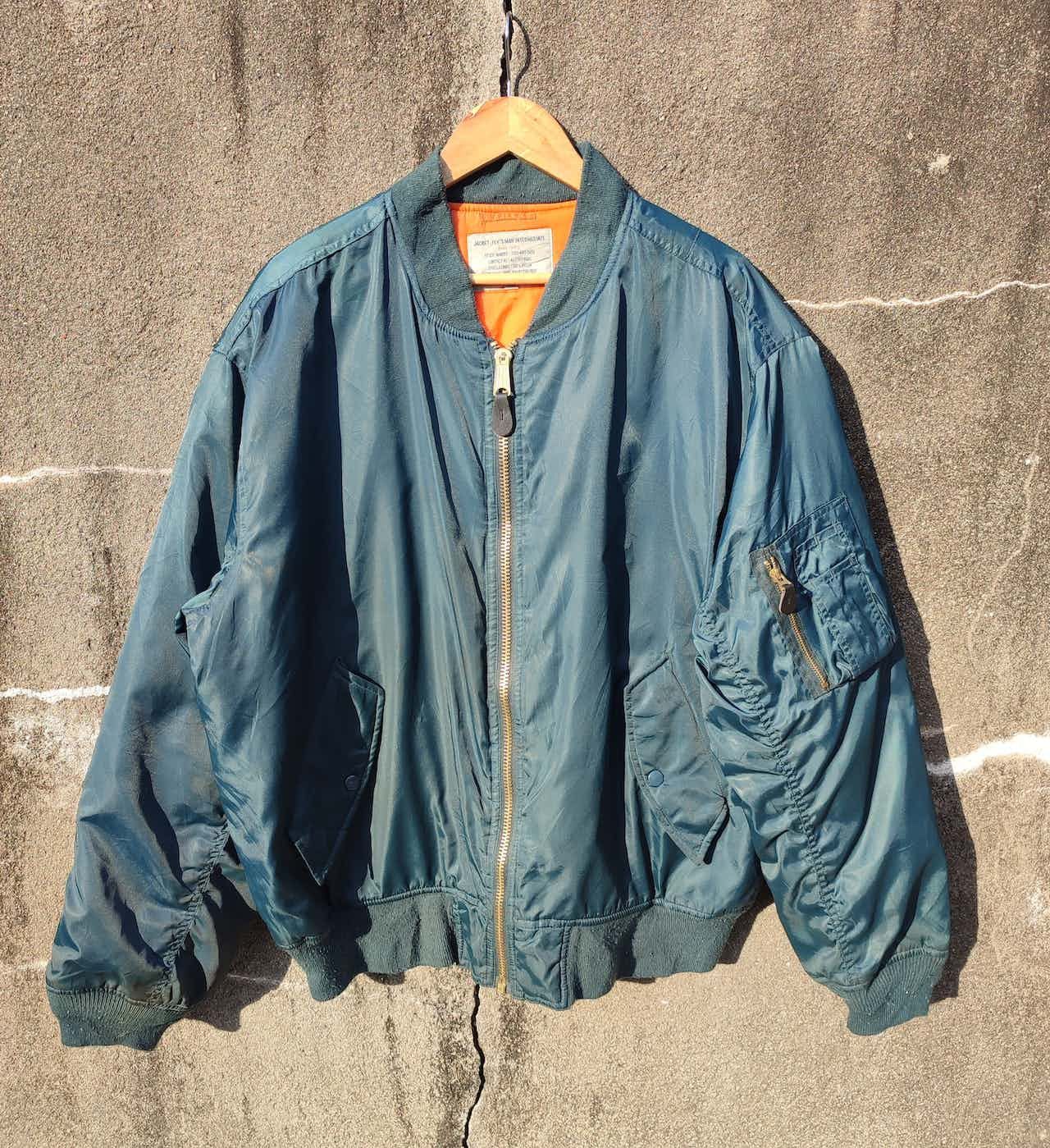 Other Vintage MA-1 Bomber Jacket – Good Tasty Authentic Wear Size US XL / EU 56 / 4 - 1 Thumbnail