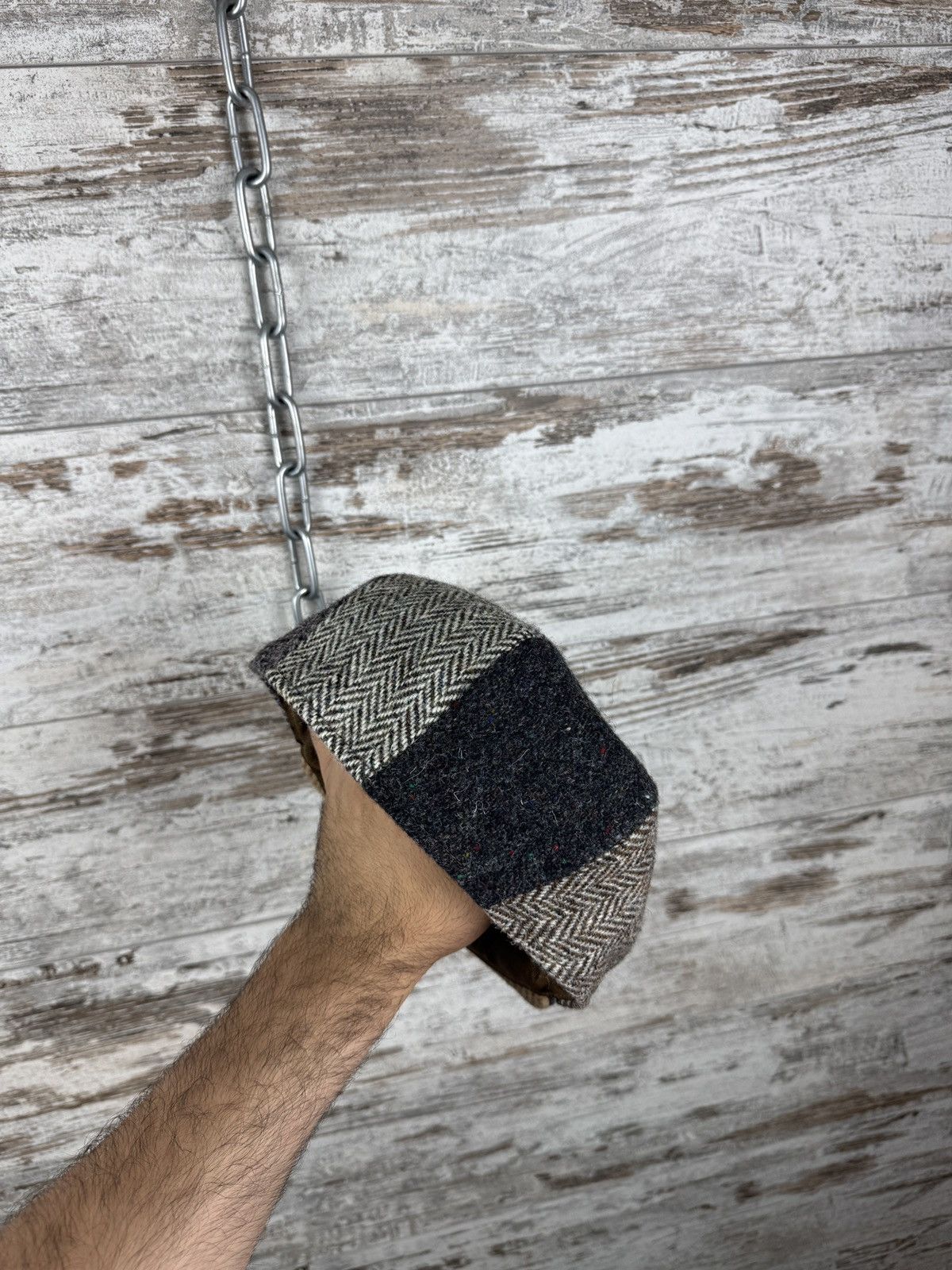 Harris Tweed × Vintage Mens vintage Harris Tweed cap hats berets wool Size ONE SIZE - 4 Thumbnail